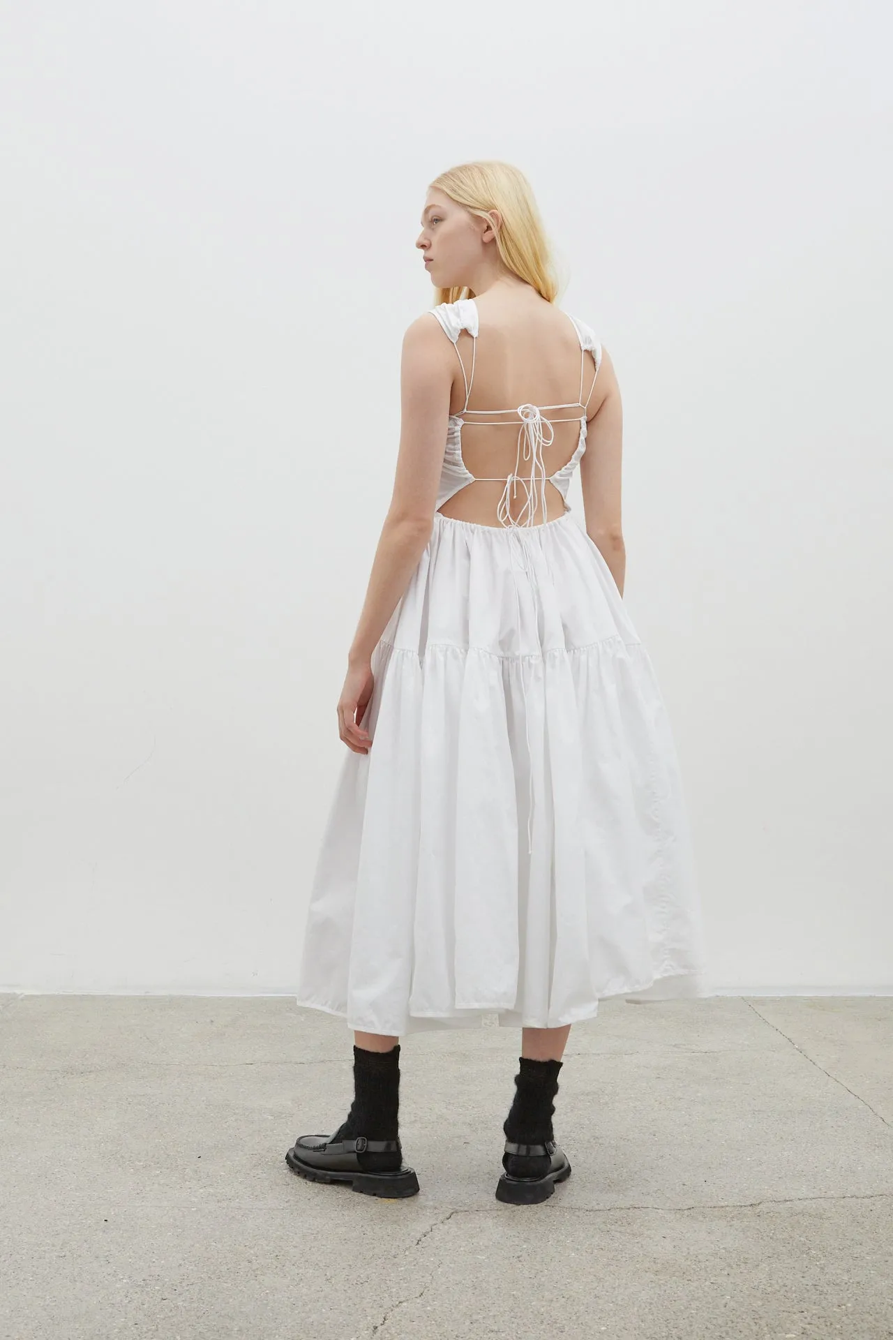 RUTH | GOWN COTTON WHITE sold by Cecilie Bahnsen product image thumbnail 2