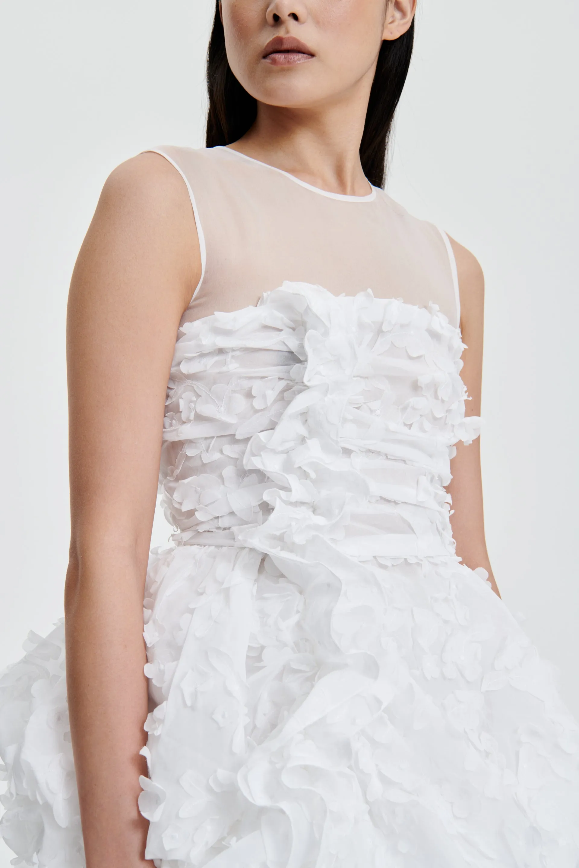 GIANNA | TOP VIOLA EMBROIDERY WHITE BRIDAL sold by Cecilie Bahnsen product image thumbnail 2