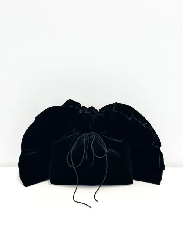 ULI | BAG VELVET BLACK made by Cecilie Bahnsen
