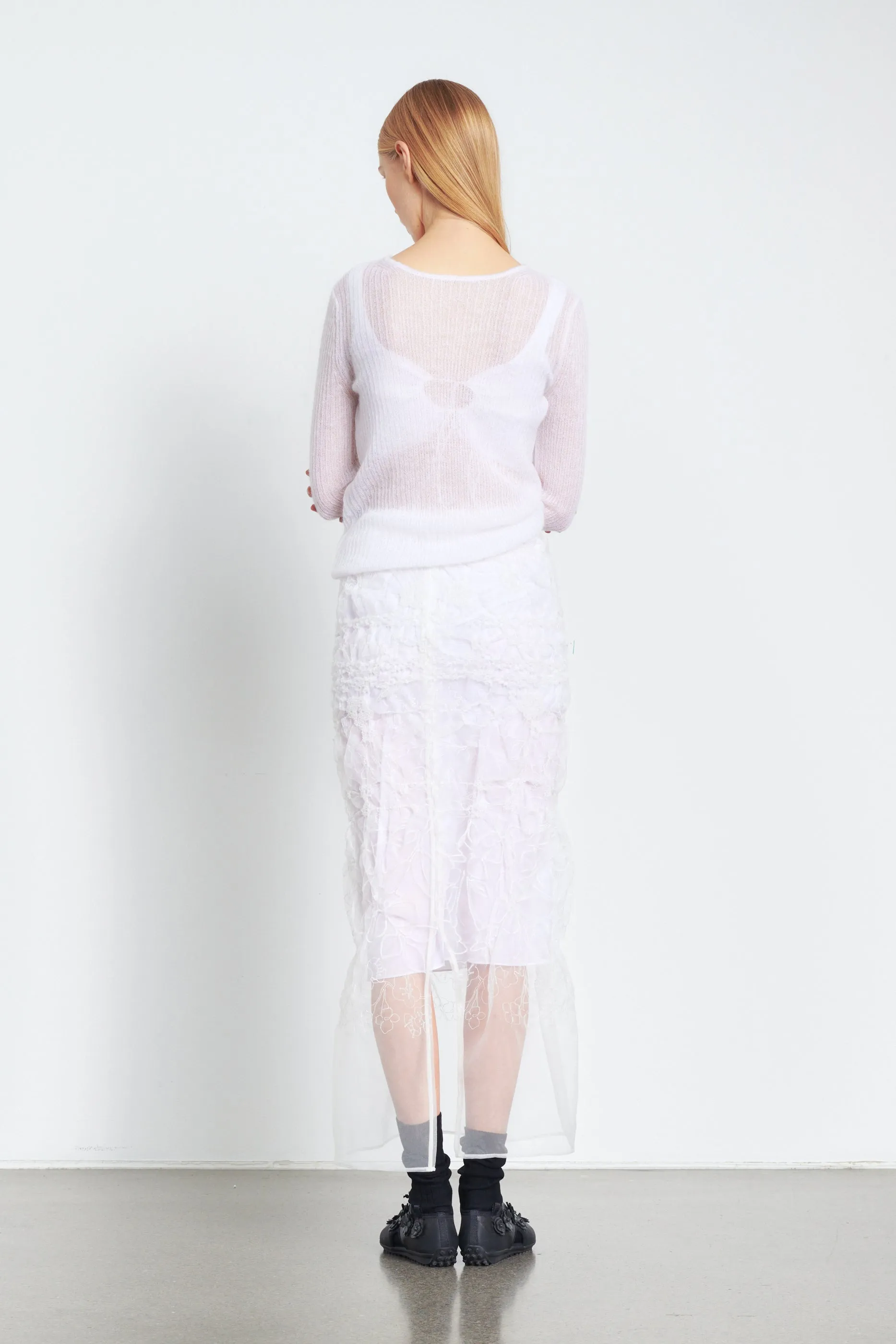 UNIVERSE | SKIRT DENALI EMBROIDERY WHITE sold by Cecilie Bahnsen product image thumbnail 3