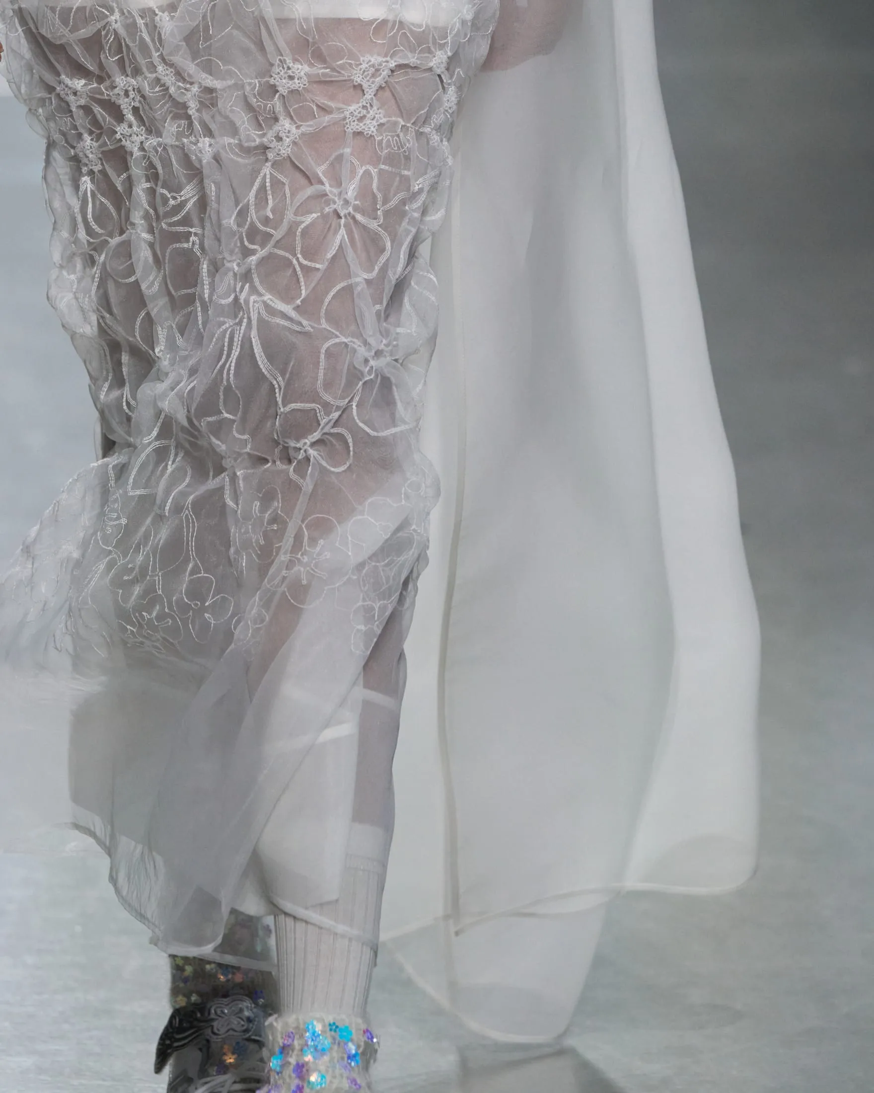 UNIVERSE | SKIRT DENALI EMBROIDERY WHITE sold by Cecilie Bahnsen product image thumbnail 2