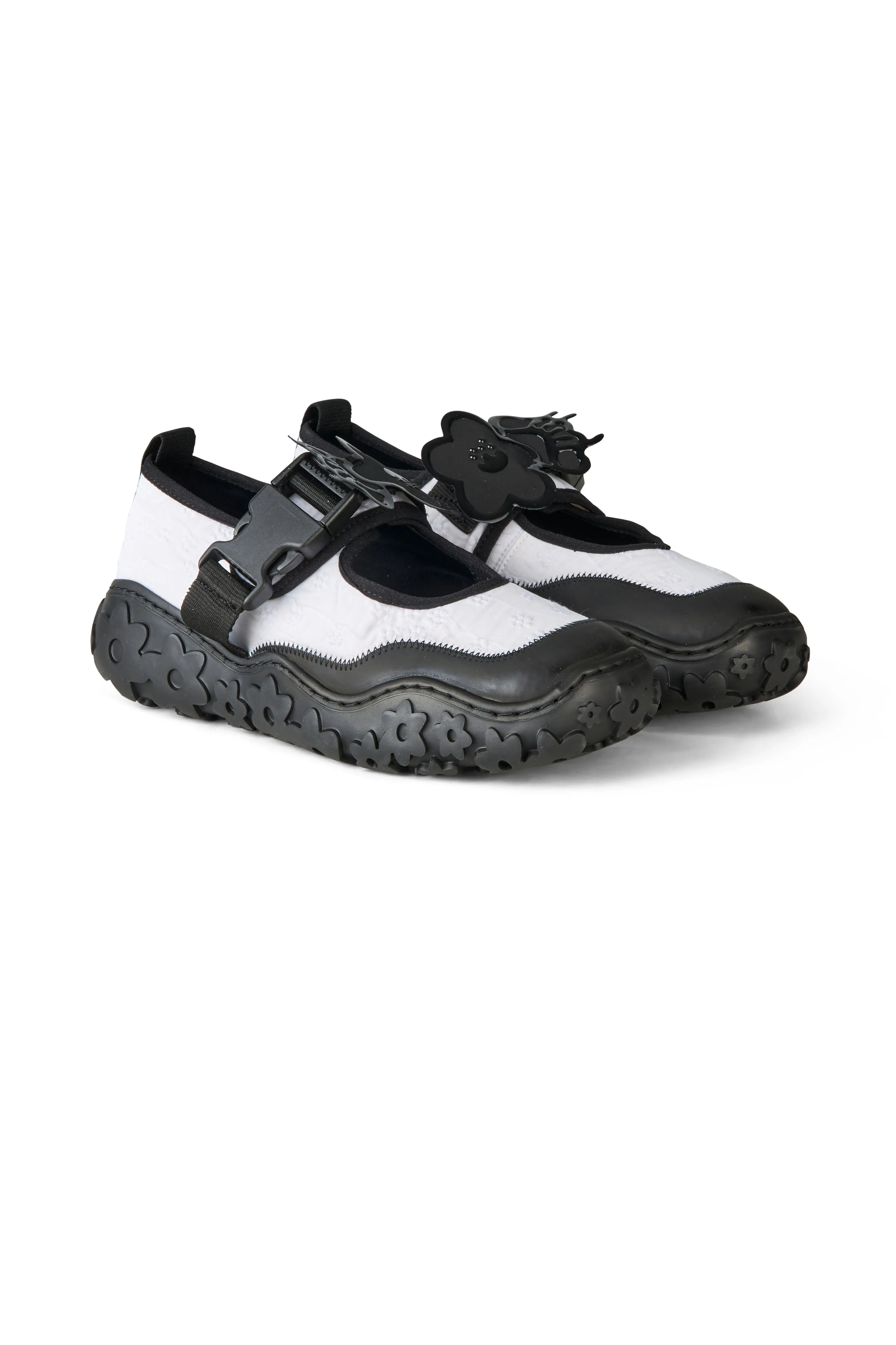 GIROS | OPEN SNEAKER MARGUERITE CLOQUÉ WHITE sold by Cecilie Bahnsen product image thumbnail 4