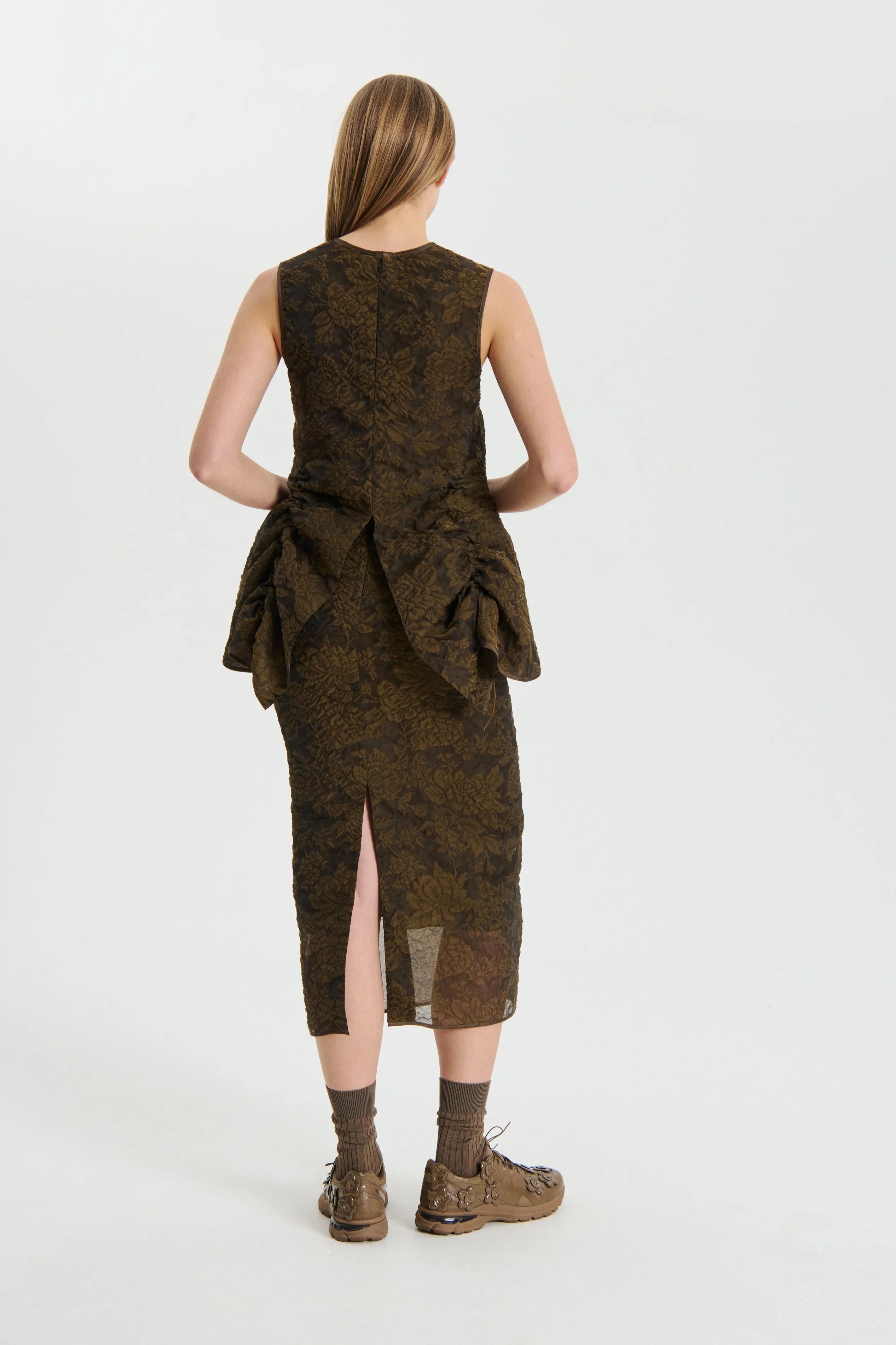 UNIKA | TOP POSY MATELASSE BROWN sold by Cecilie Bahnsen product image thumbnail 3