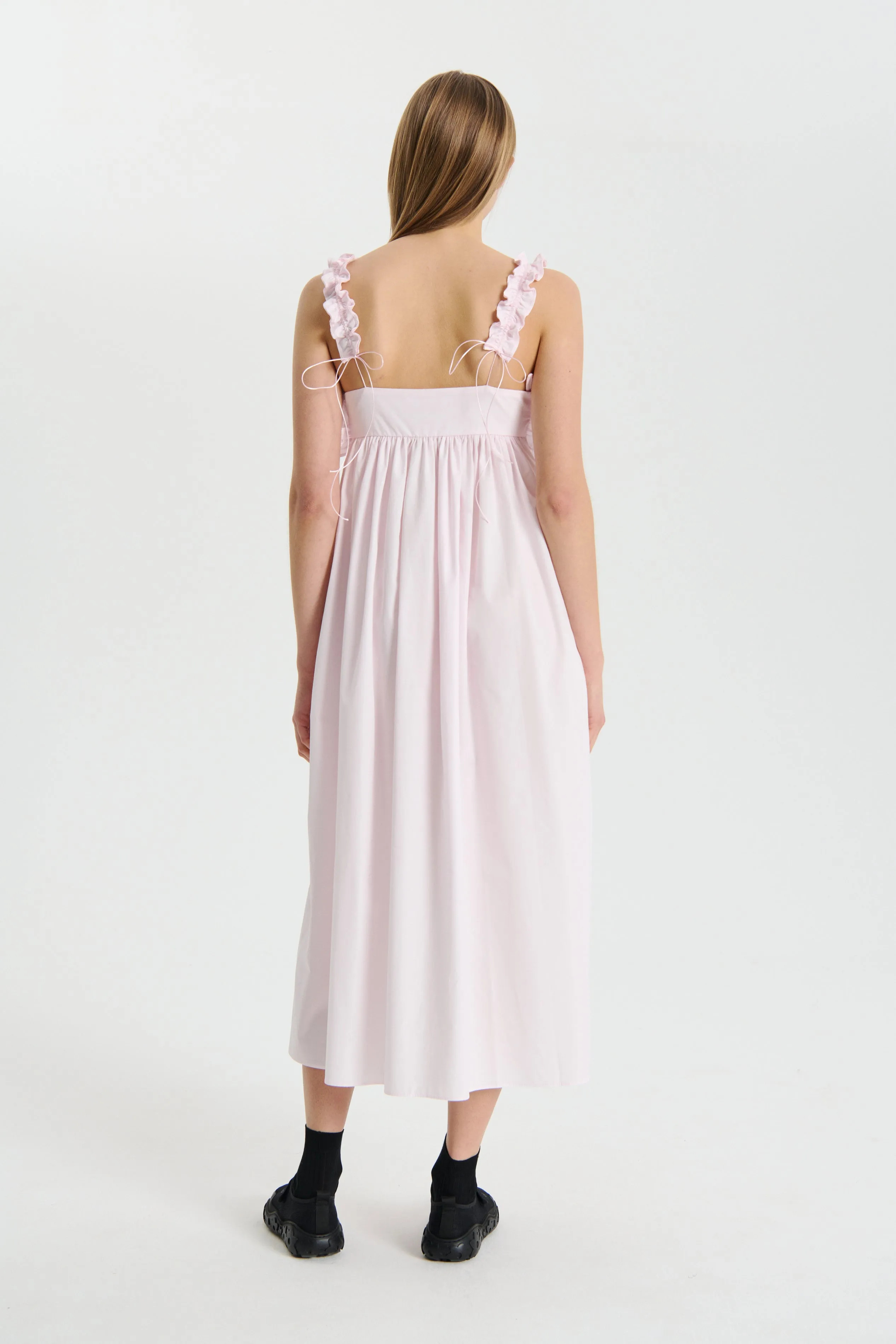 GIOVANNA | DRESS COTTON LIGHT PINK sold by Cecilie Bahnsen product image thumbnail 2
