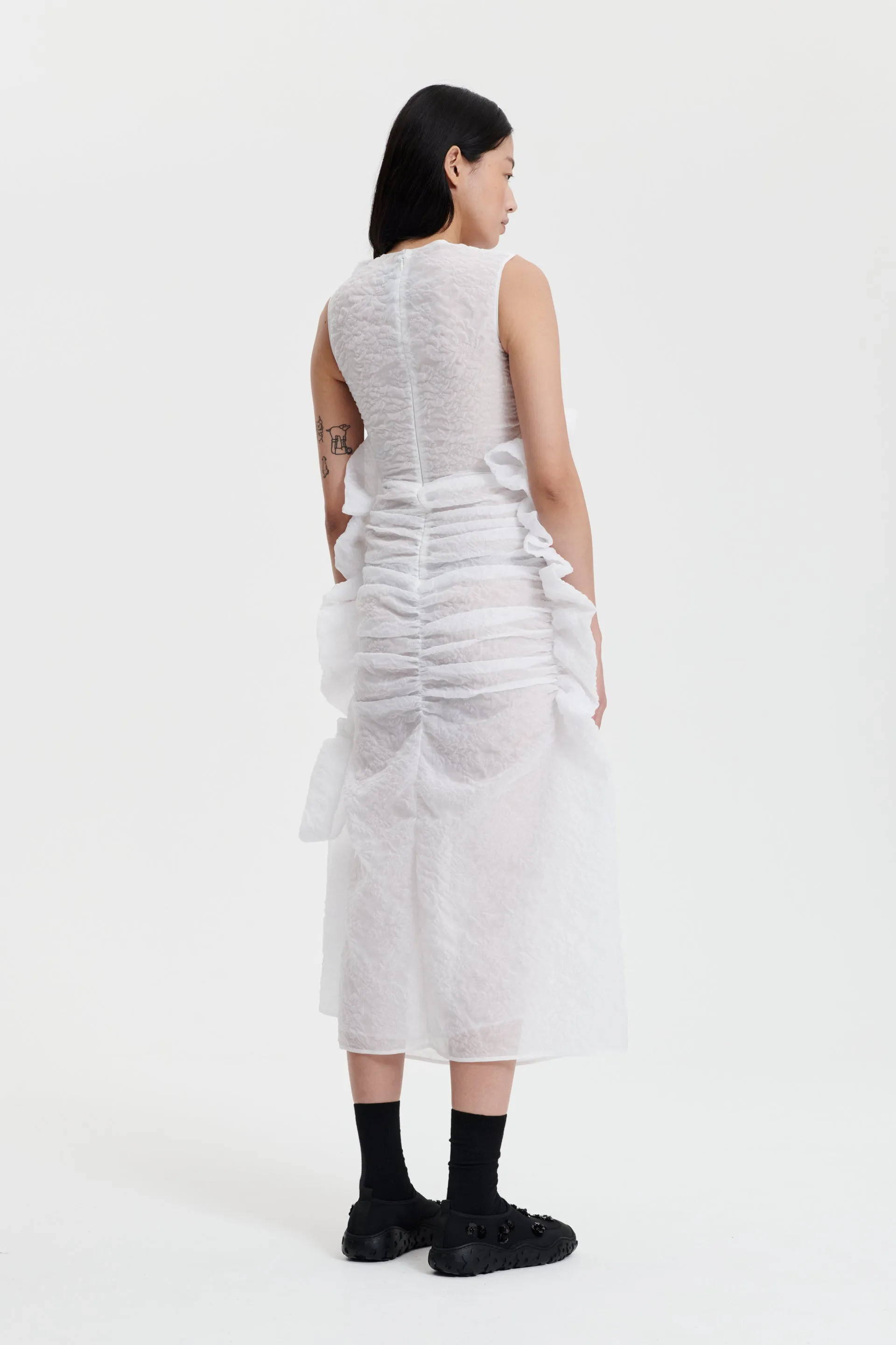 GABRIELLA | DRESS POSY MATELASS… WHITE sold by Cecilie Bahnsen product image thumbnail 3