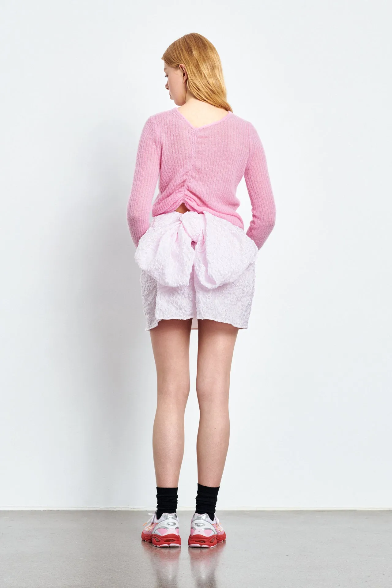 VAILIS | SKIRT GRASMERE MATELASSÉ ROSEWATER sold by Cecilie Bahnsen product image thumbnail 2