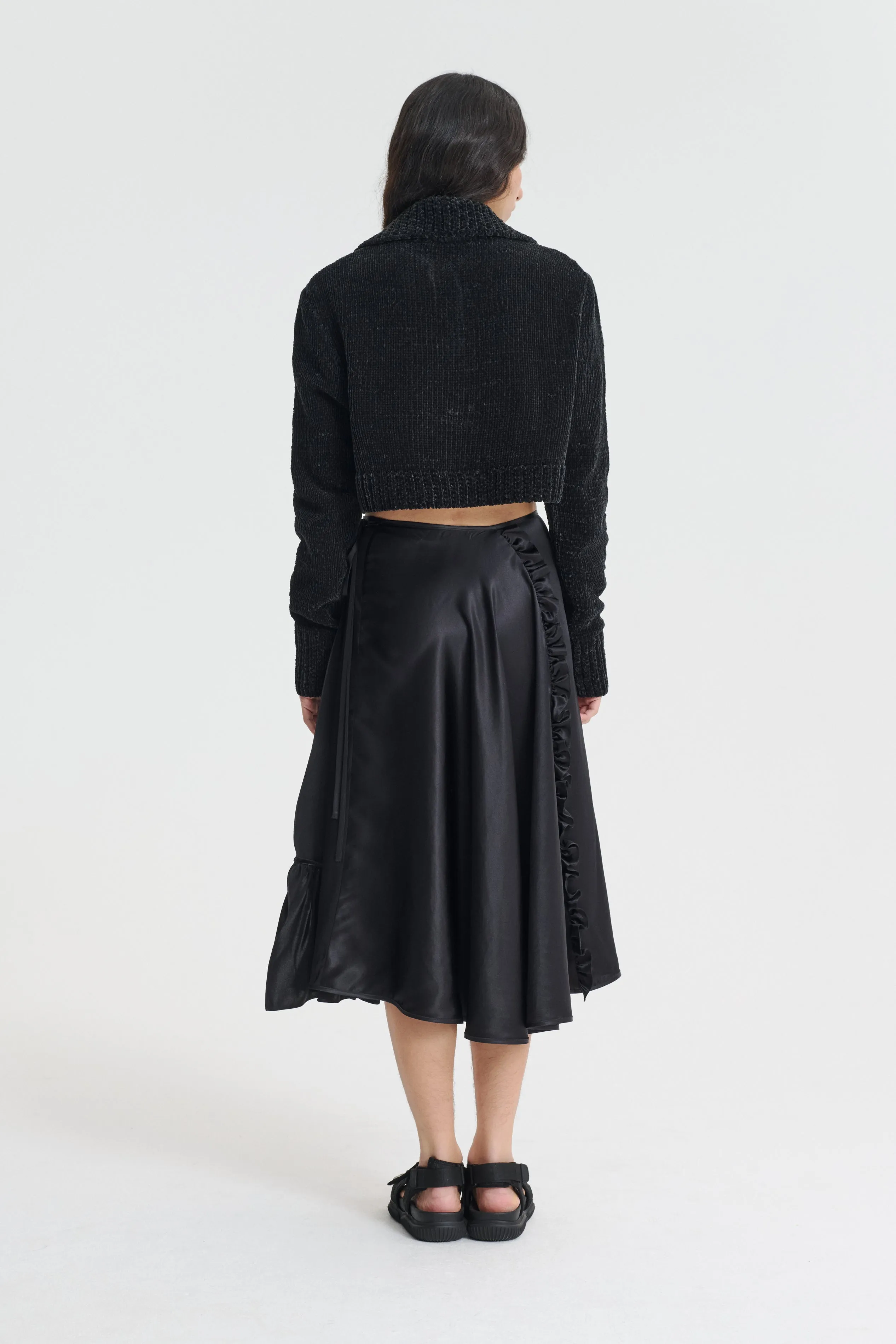 CALLA | JUMPER | VELVET BLACK sold by Cecilie Bahnsen product image thumbnail 3