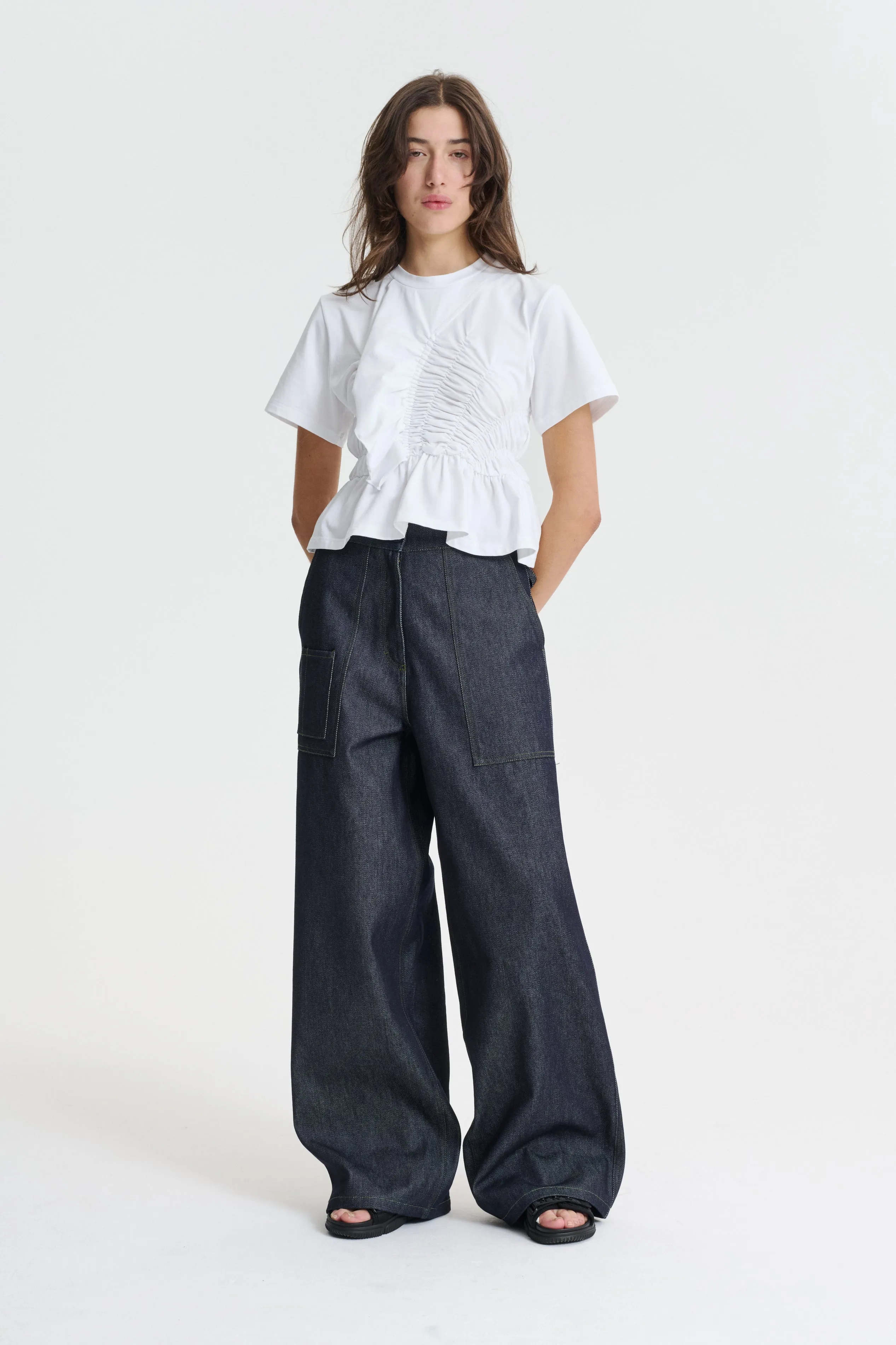 ACE | TOP JERSEY WHITE sold by Cecilie Bahnsen product image thumbnail 2