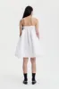LISBETH | DRESS STRIA MATELASSE WHITE sold by Cecilie Bahnsen