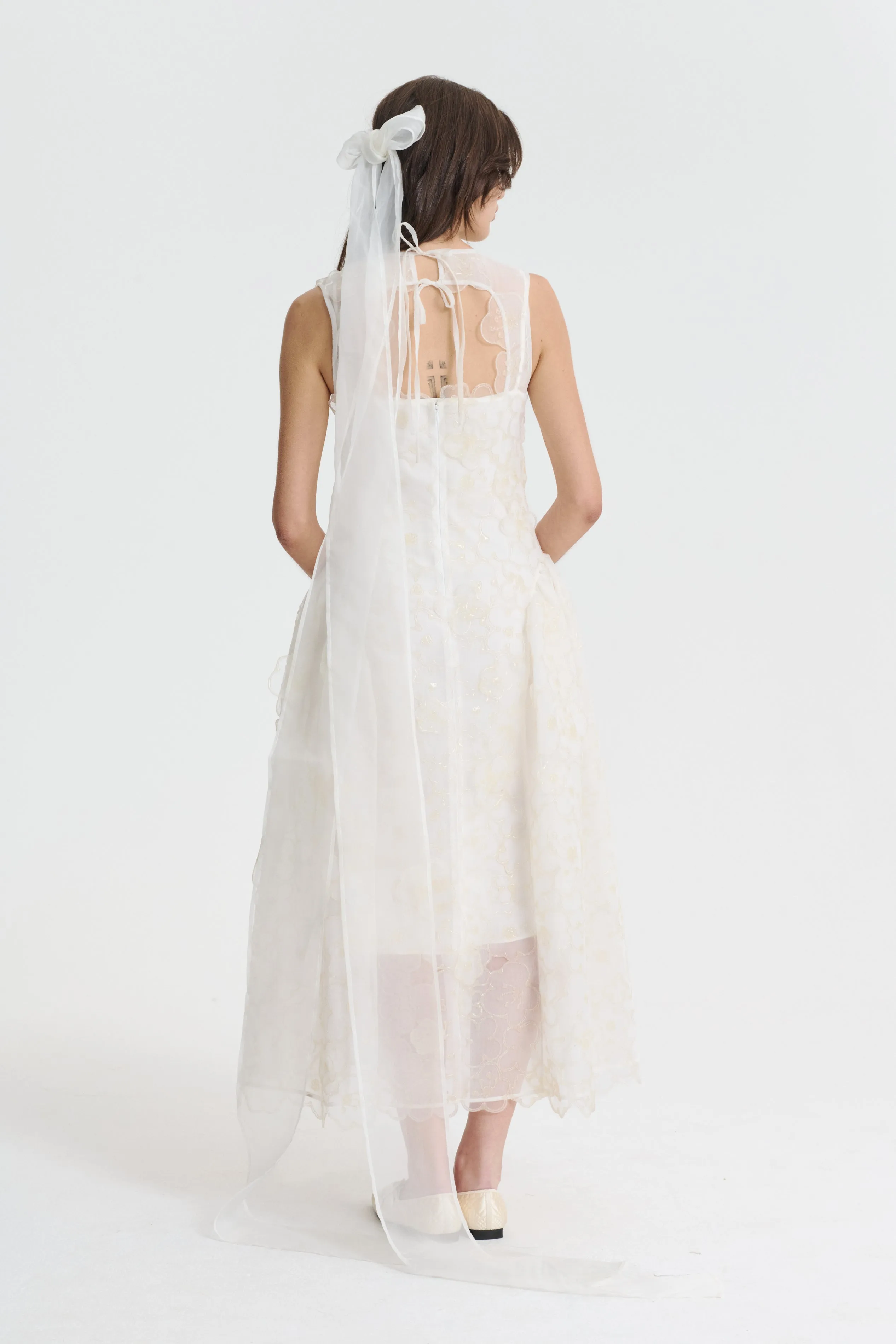 STINE | DRESS CAMELLIA 3D FRULLI CLEAR sold by Cecilie Bahnsen product image thumbnail 3