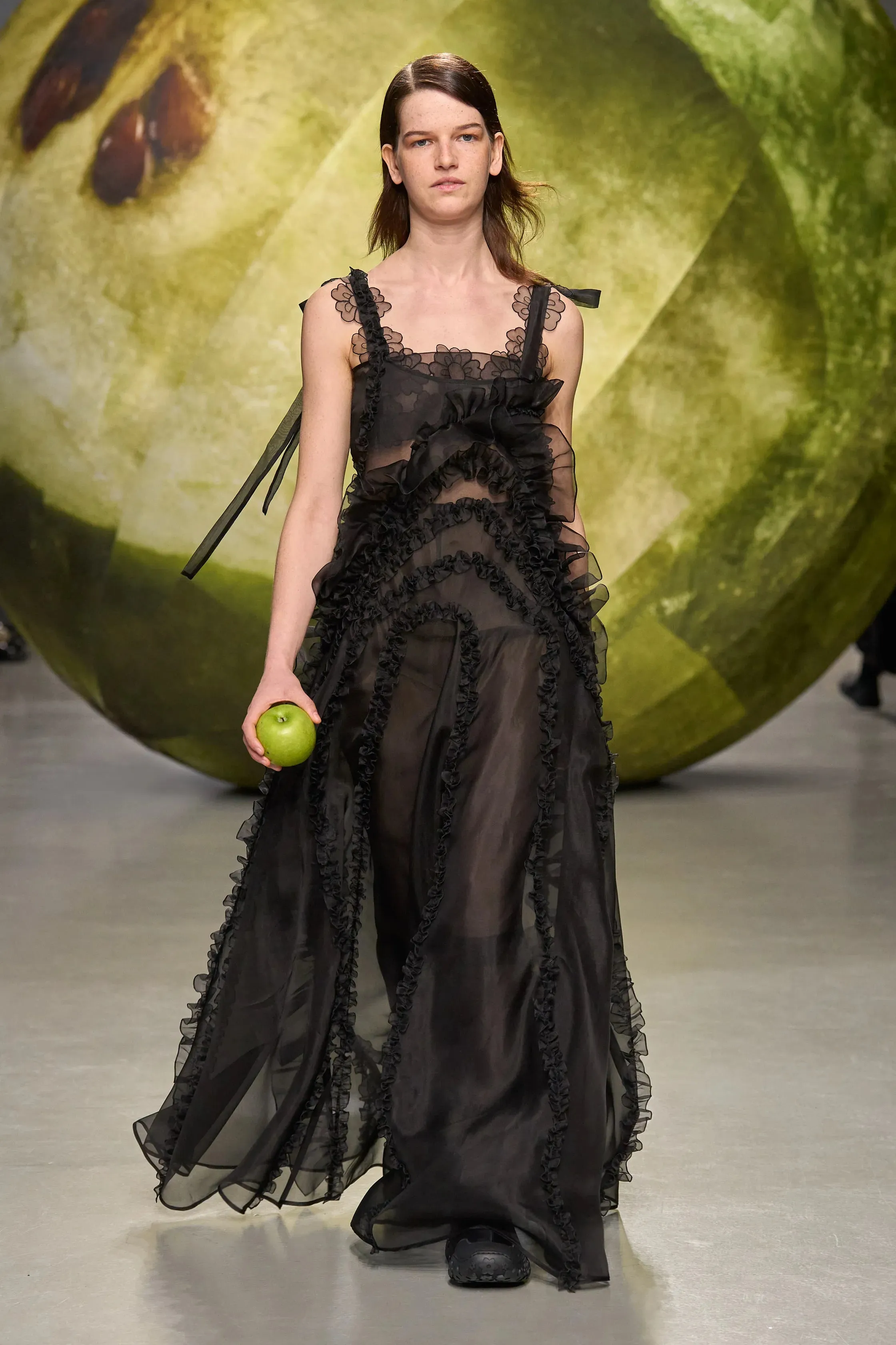 OTIS | DRESS SATIN ORGANZA BLACK sold by Cecilie Bahnsen product image thumbnail 5