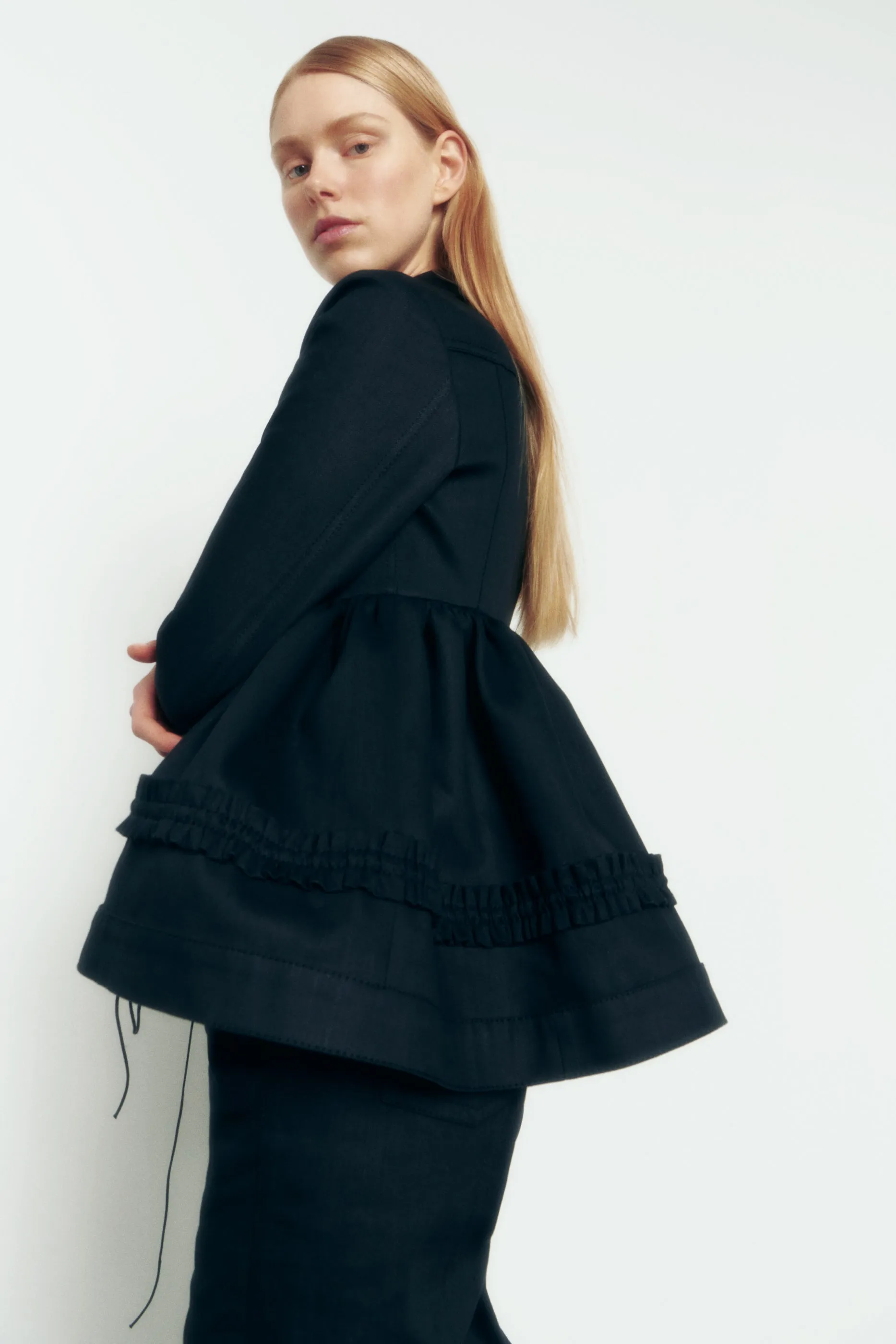 ULANDA | JACKET DENIM BLACK sold by Cecilie Bahnsen product image thumbnail 2
