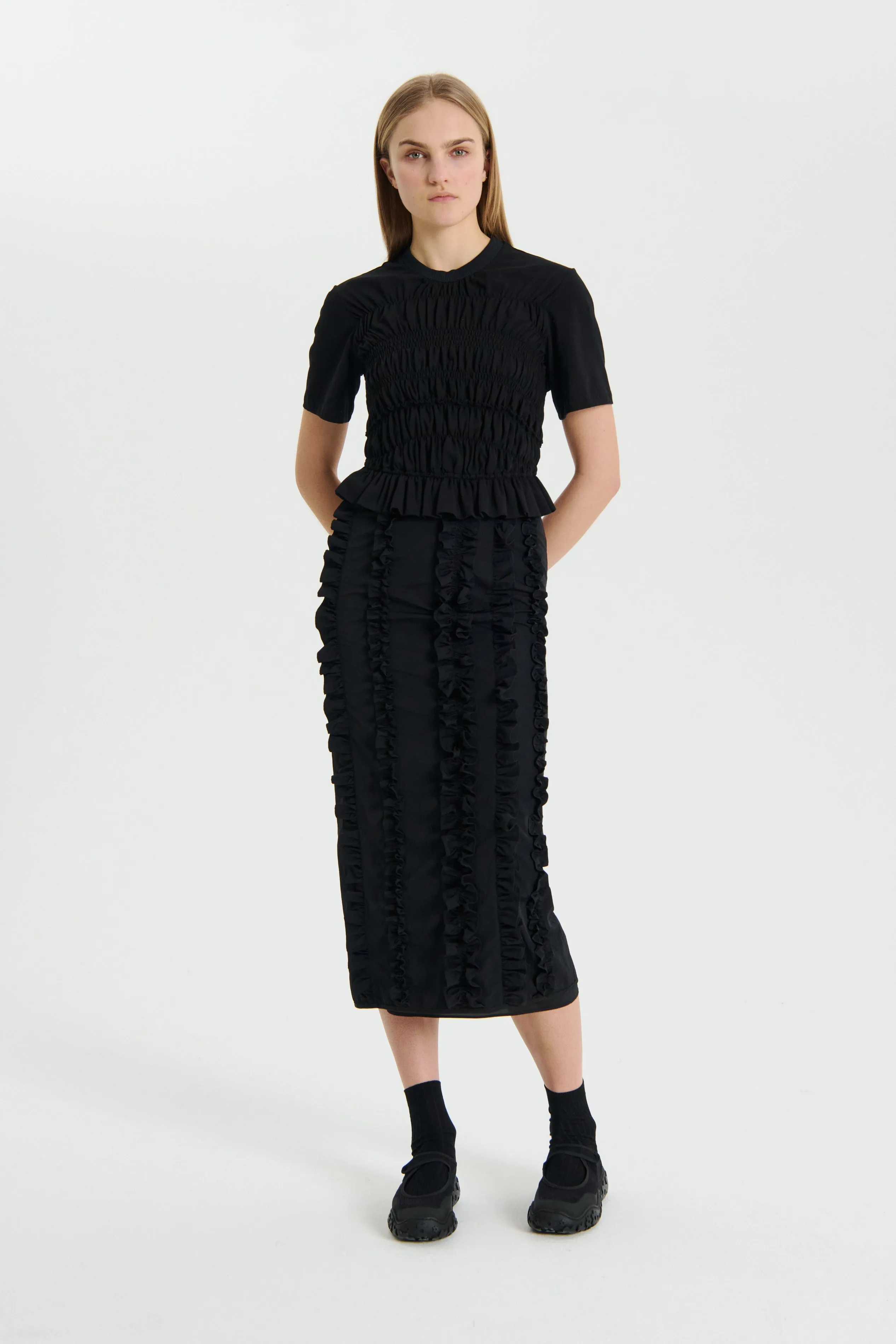 OASIS | TOP JERSEY BLACK sold by Cecilie Bahnsen