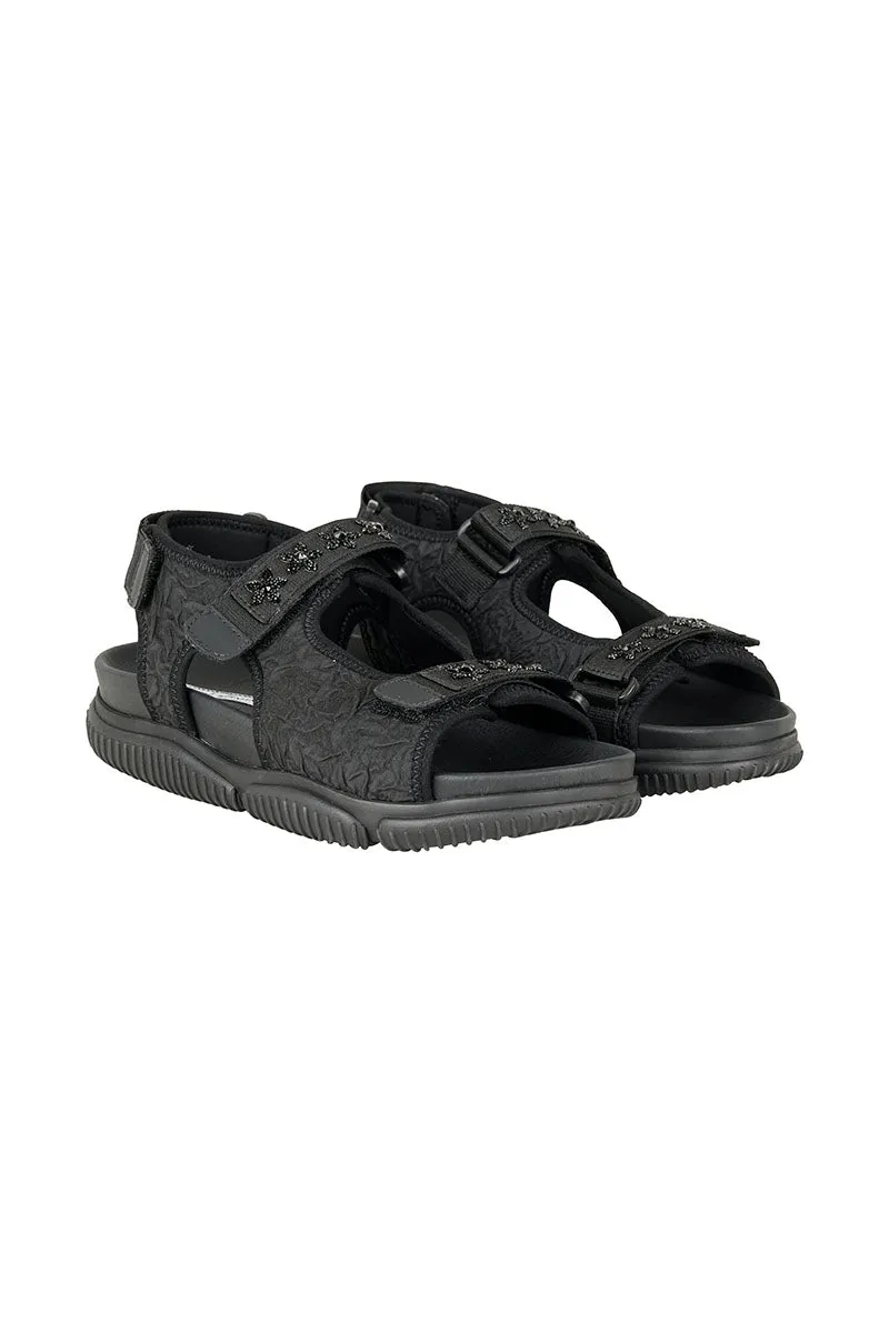 VALERIA | TRUEAL MARGUERITTE CLOQUÉ BLACK/BLACK EMBELLISHED sold by Cecilie Bahnsen product image thumbnail 3