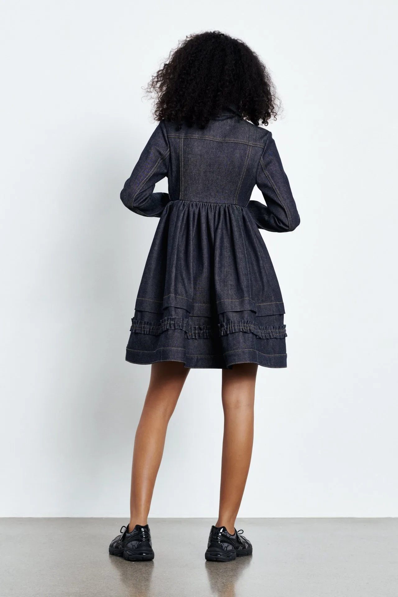 VERONA | DRESS BOWNESS DENIM BLUE GRAPHITE sold by Cecilie Bahnsen product image thumbnail 2