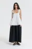 ONYX | TOP RECYCLED TAFFETA WHITE sold by Cecilie Bahnsen