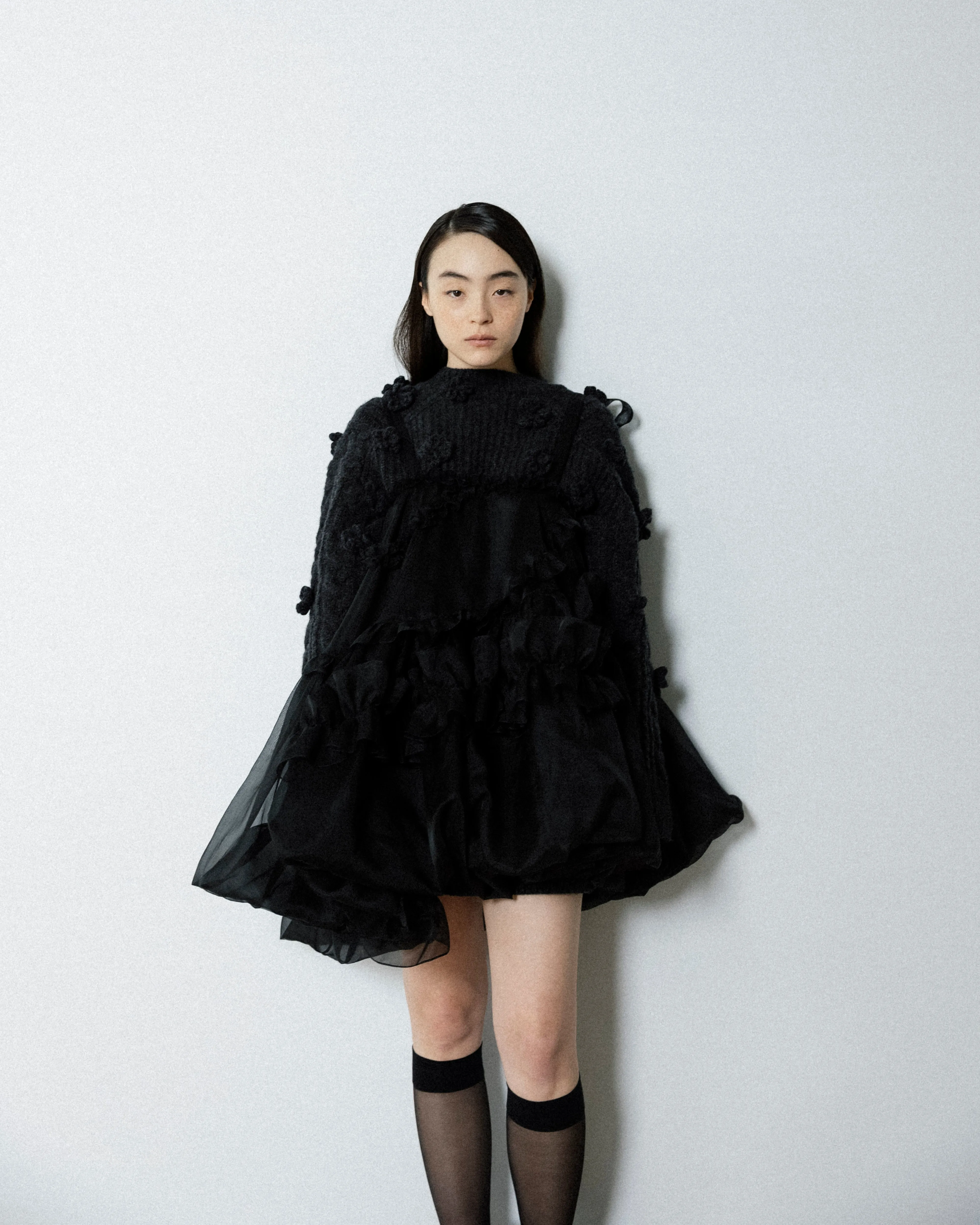 CRISTINA | DRESS SATIN ORGANZA BLACK sold by Cecilie Bahnsen product image thumbnail 3