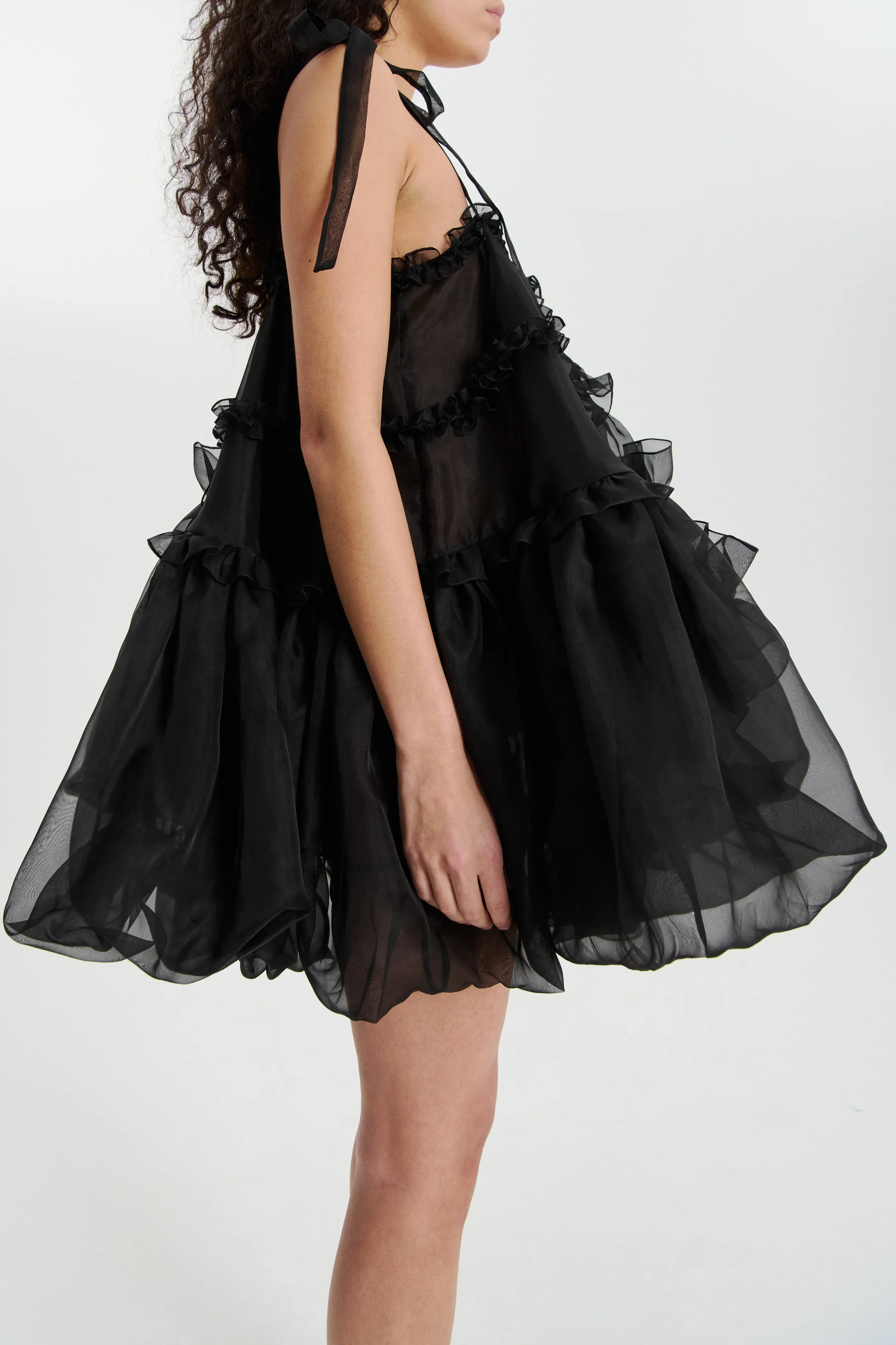 CRISTINA | DRESS SATIN ORGANZA BLACK sold by Cecilie Bahnsen product image thumbnail 4
