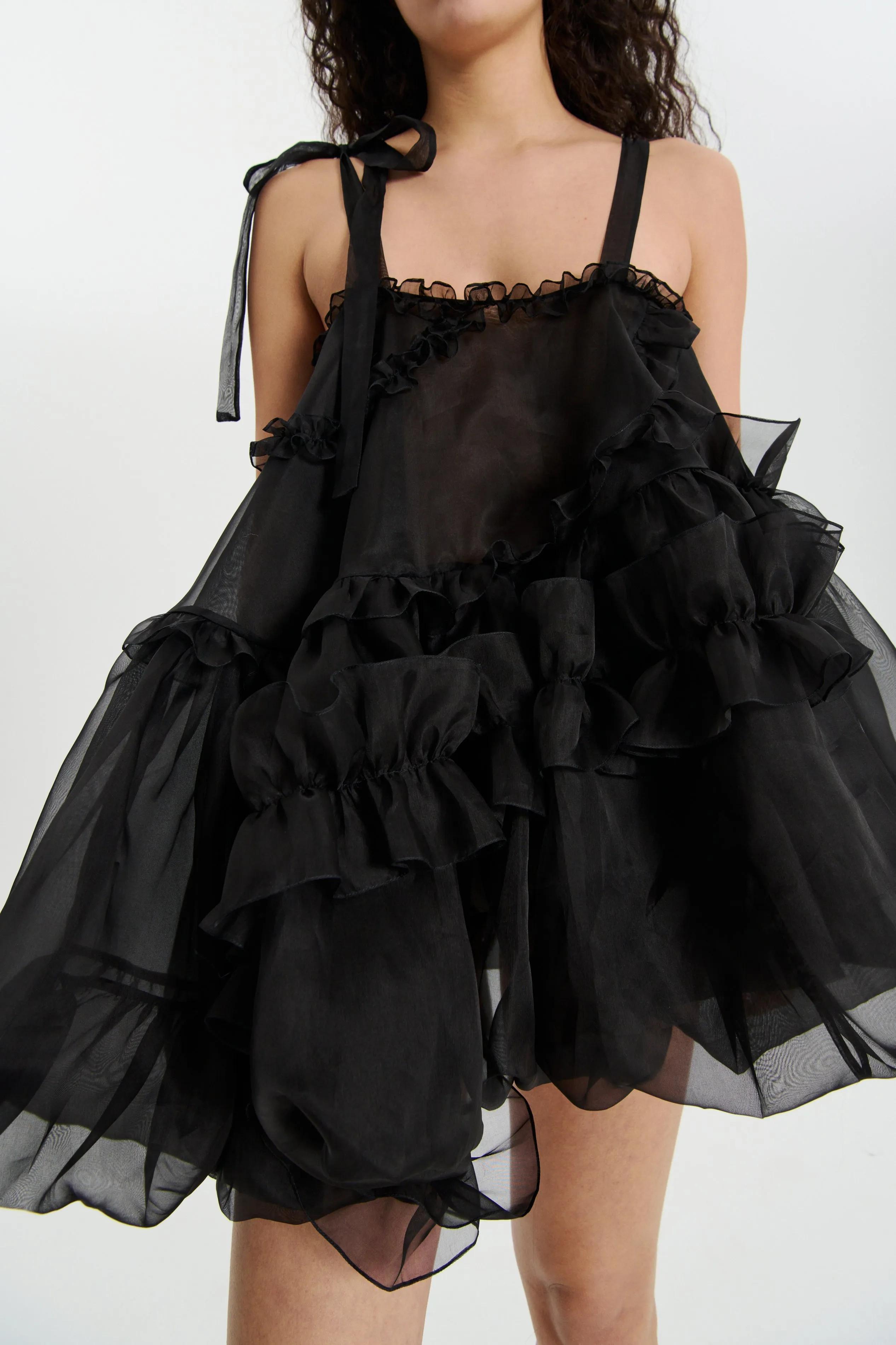 CRISTINA | DRESS SATIN ORGANZA BLACK sold by Cecilie Bahnsen product image thumbnail 5
