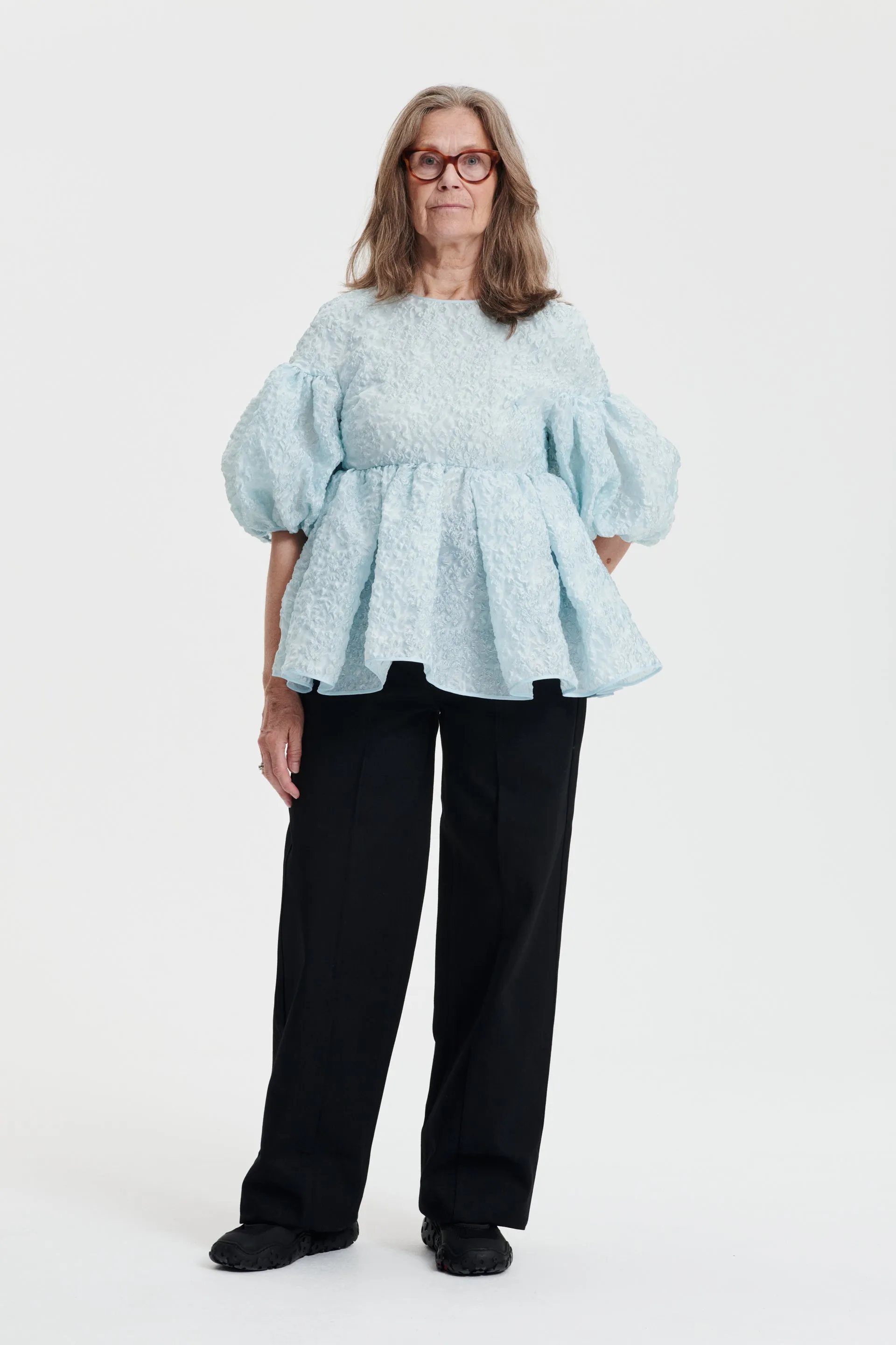 JERRY | TOP GRASMERE MATELASS… AQUA sold by Cecilie Bahnsen product image thumbnail 5