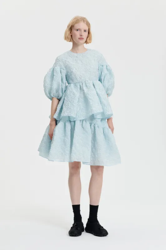 JERRY | TOP GRASMERE MATELASS… AQUA sold by Cecilie Bahnsen