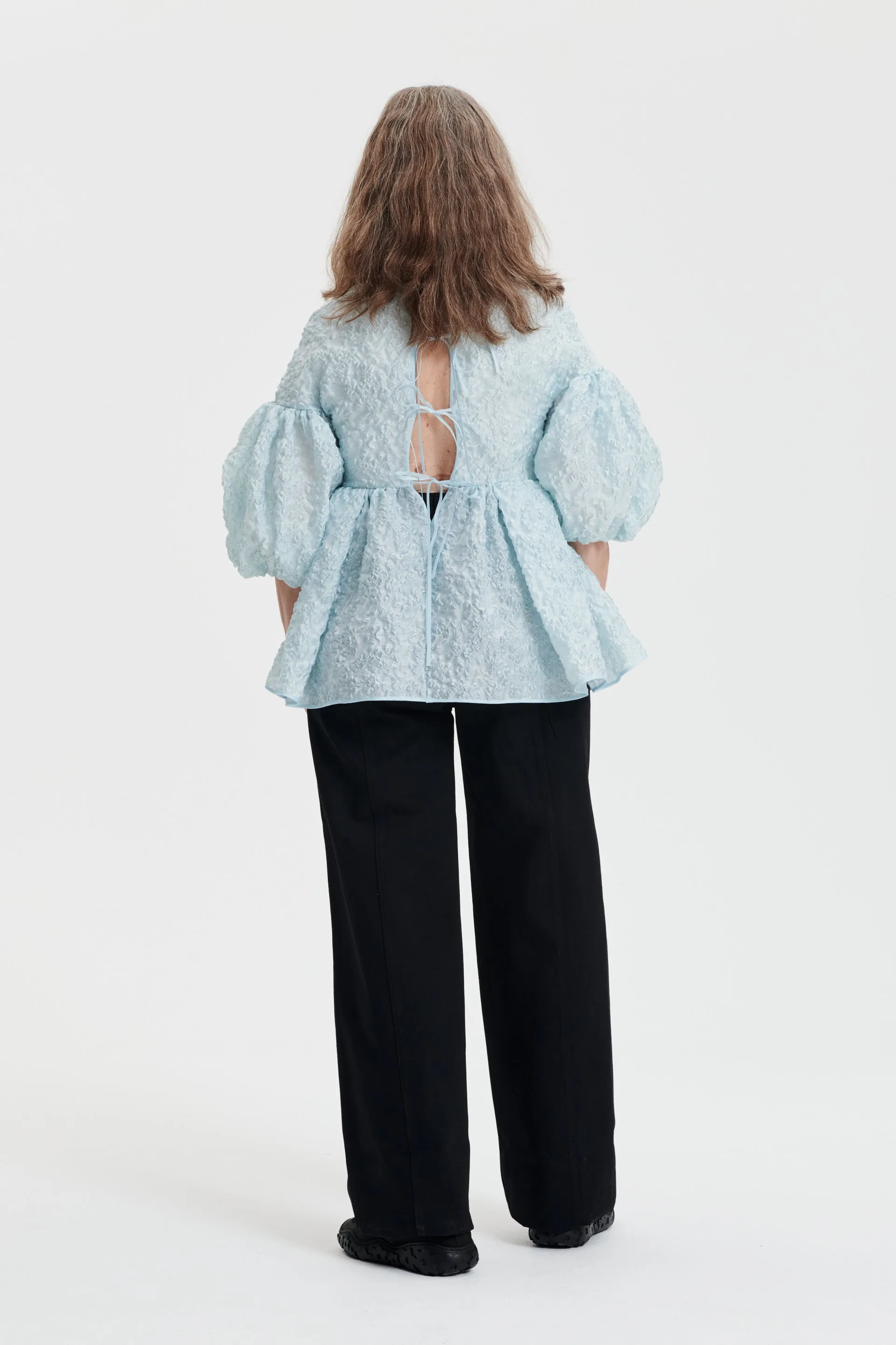 JERRY | TOP GRASMERE MATELASS… AQUA sold by Cecilie Bahnsen product image thumbnail 4