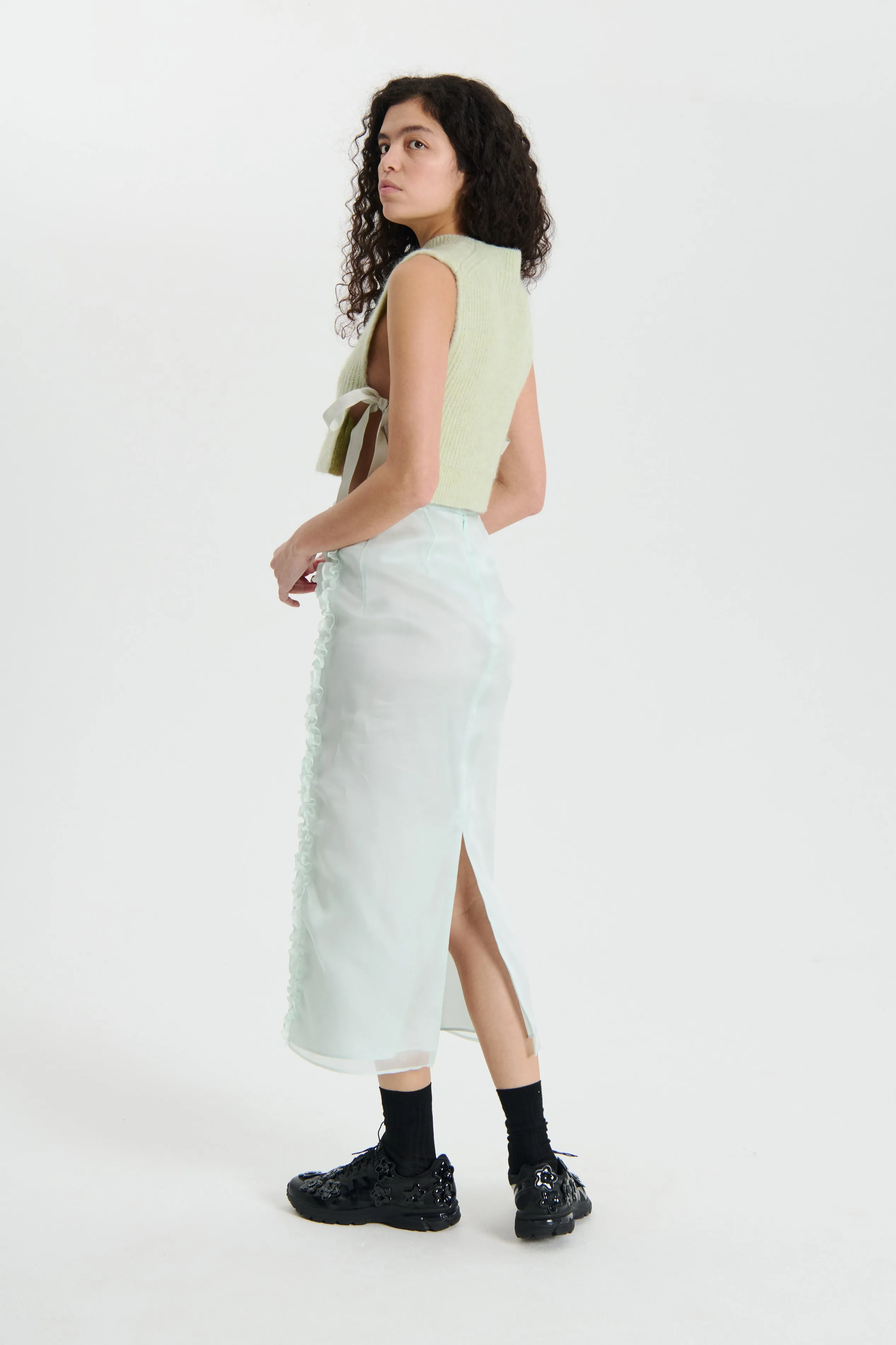 OCEAN | SKIRT SATIN ORGANZA MINT sold by Cecilie Bahnsen product image thumbnail 4