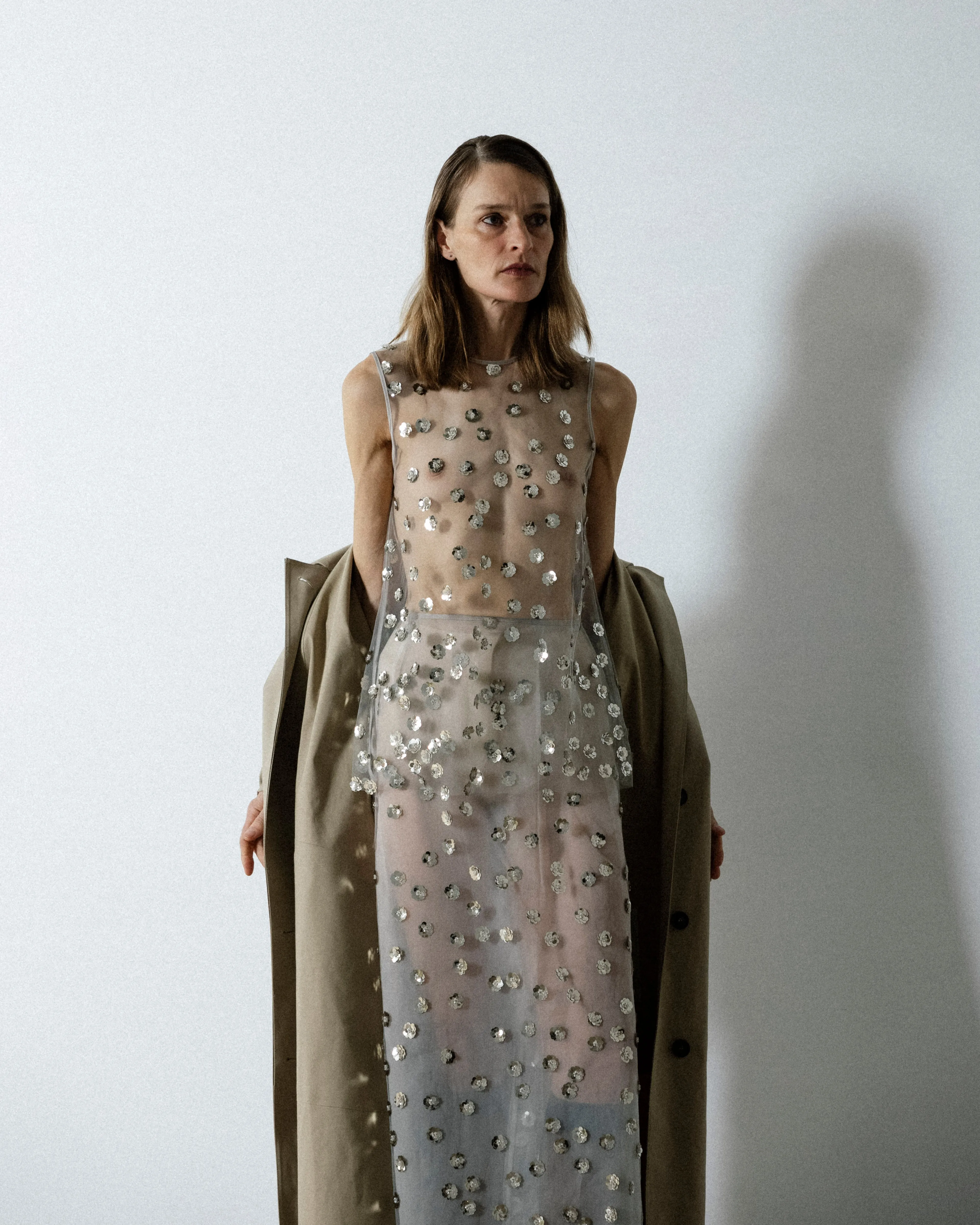 GUS | SKIRT SEQUIN BLOSSOM TULLE CLEAR sold by Cecilie Bahnsen product image thumbnail 2
