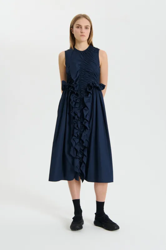 OLE | DRESS COTTON NAVY sold by Cecilie Bahnsen
