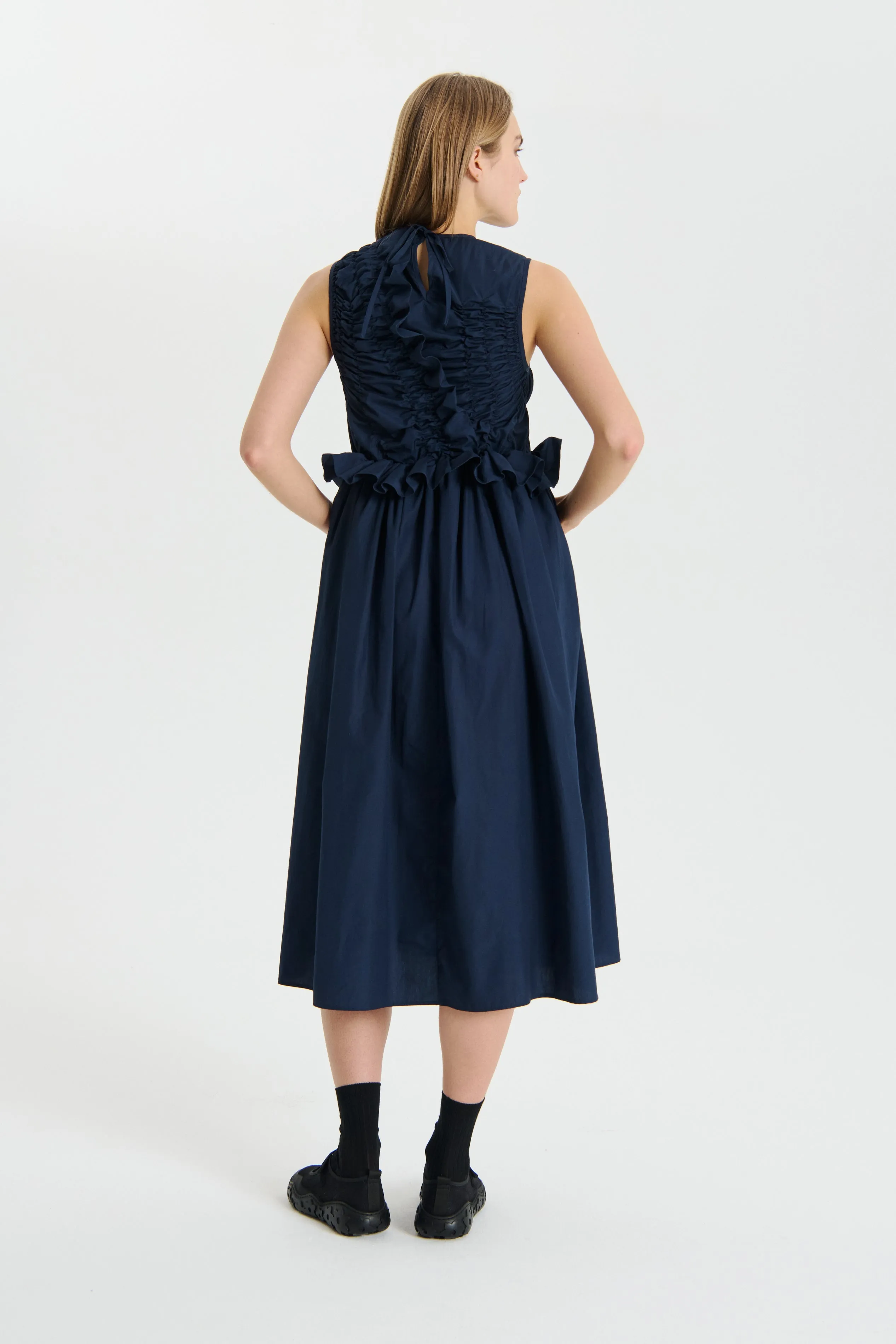 OLE | DRESS COTTON NAVY sold by Cecilie Bahnsen product image thumbnail 2