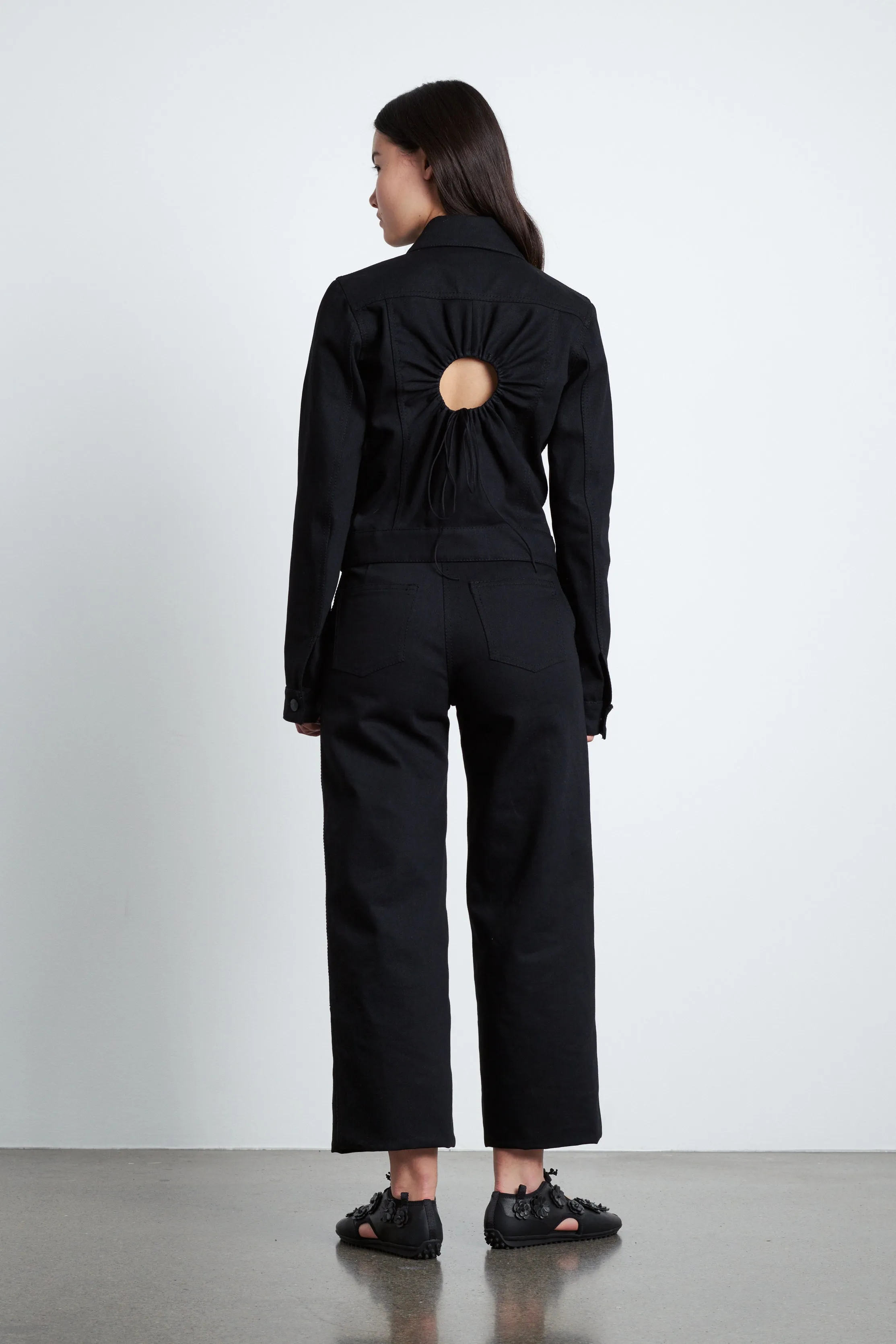 SASHA | JACKET DENIM WITH PATCHES BLACK sold by Cecilie Bahnsen product image thumbnail 2