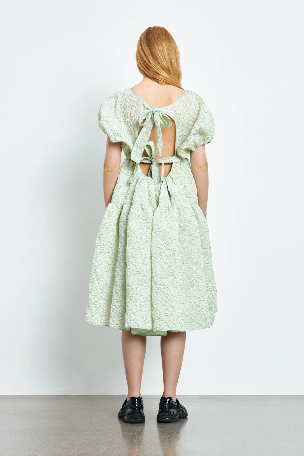 AMMI | DRESS GRASMERE MATELASSÉ PISTACHIO sold by Cecilie Bahnsen product image thumbnail 2