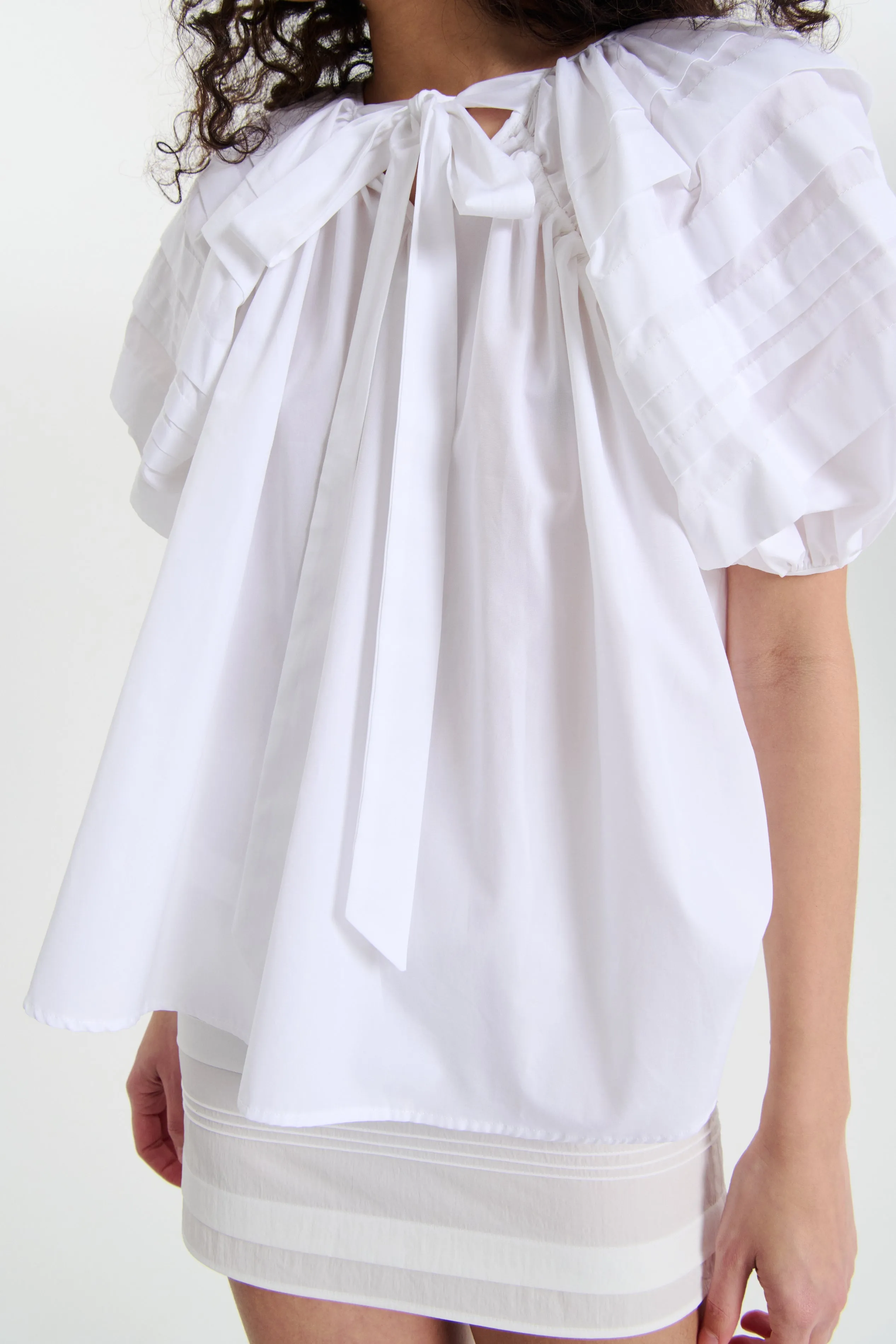 PALOMA | TOP COTTON WHITE sold by Cecilie Bahnsen product image thumbnail 2