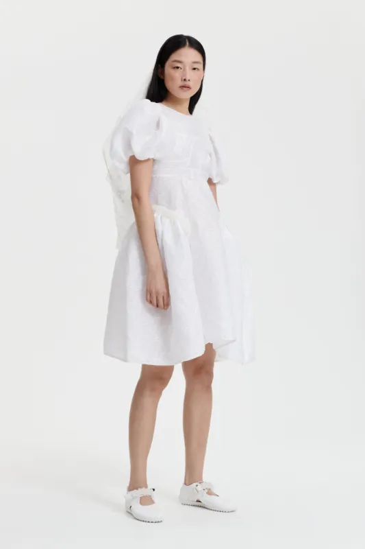 CAITLIN | DRESS DUNES MATELASS… WHITE BRIDAL sold by Cecilie Bahnsen