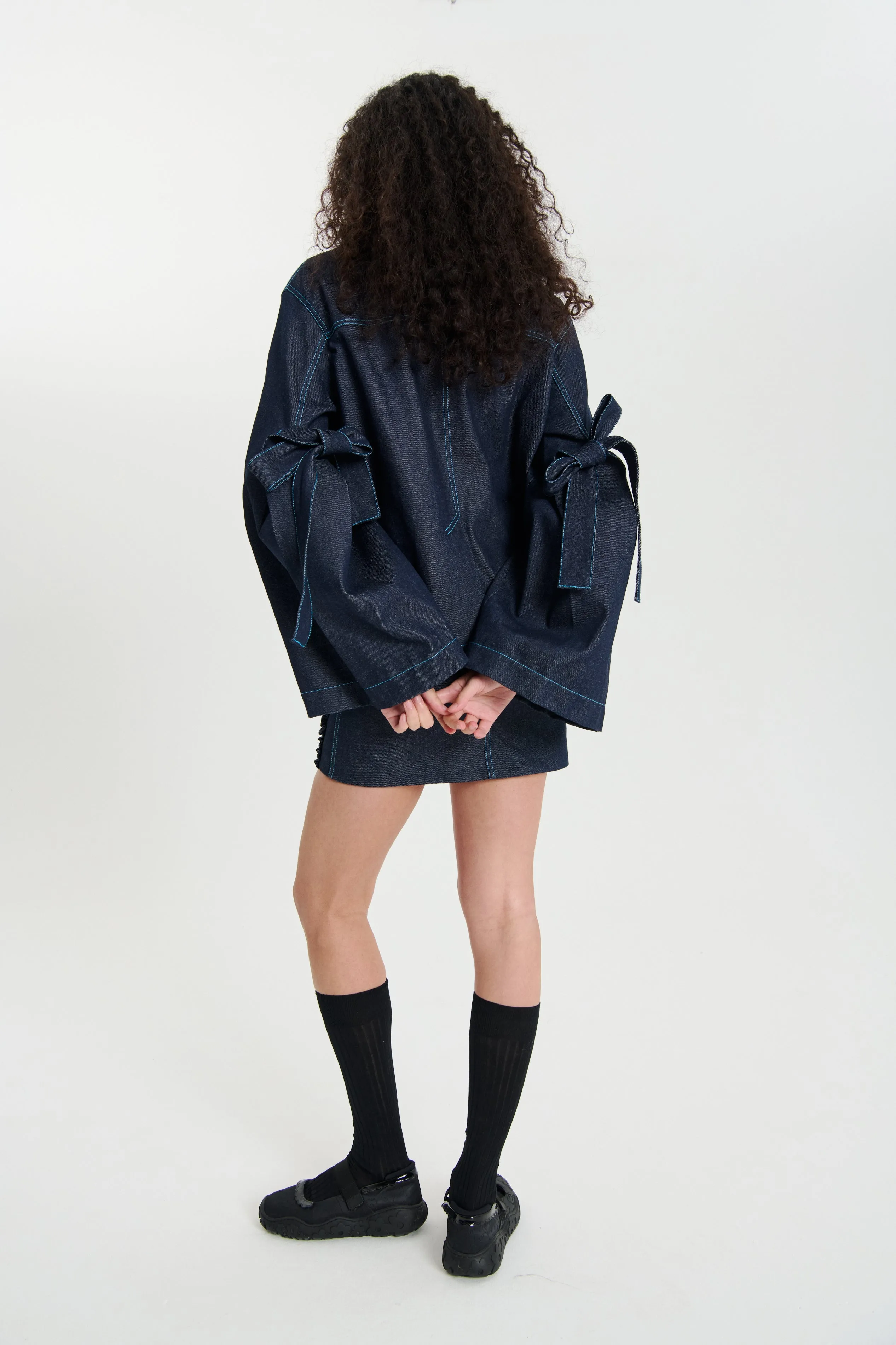 VIVECA | JACKET DENIM INDIGO sold by Cecilie Bahnsen product image thumbnail 3