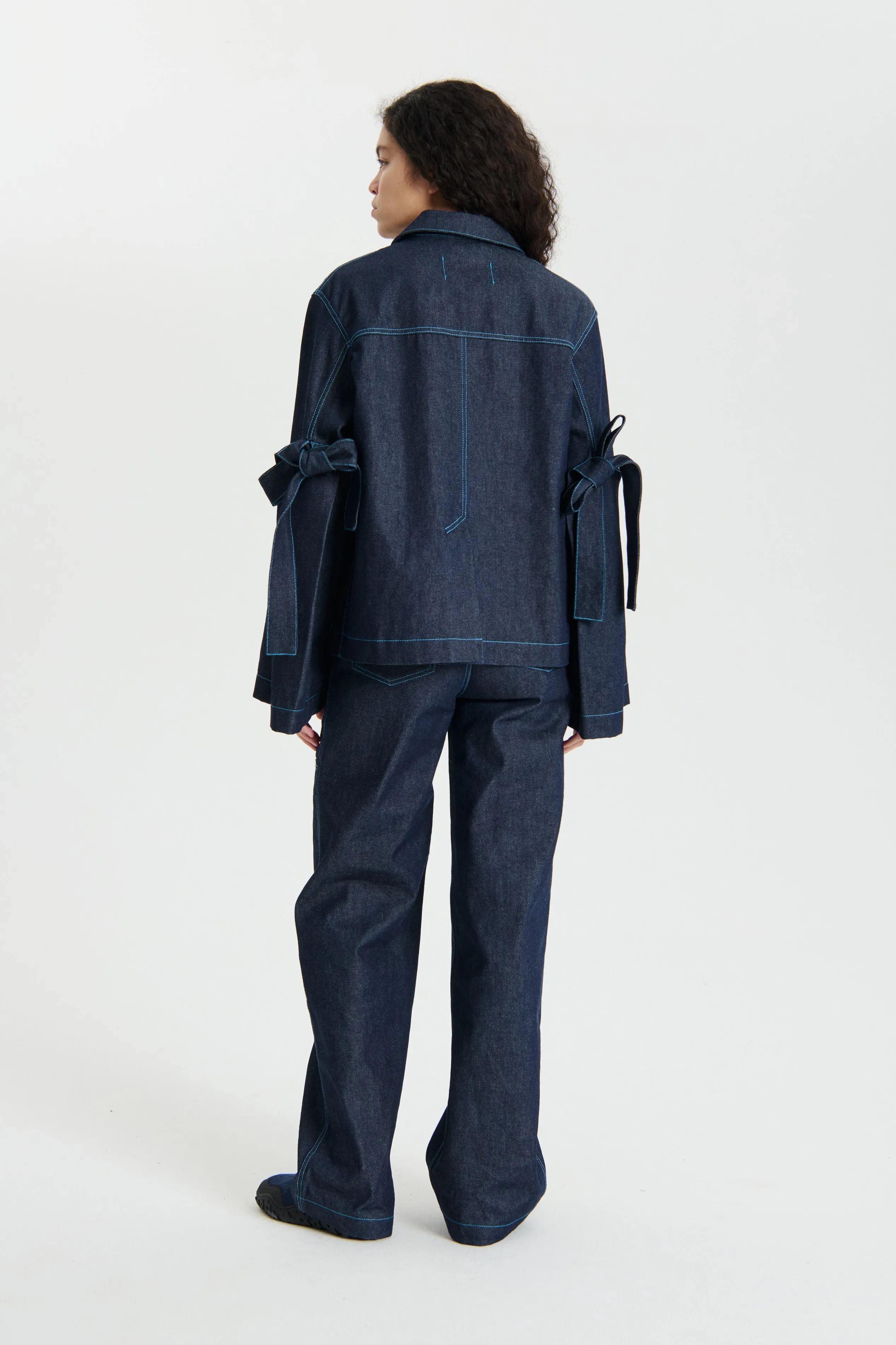 VIVECA | JACKET DENIM INDIGO sold by Cecilie Bahnsen product image thumbnail 5