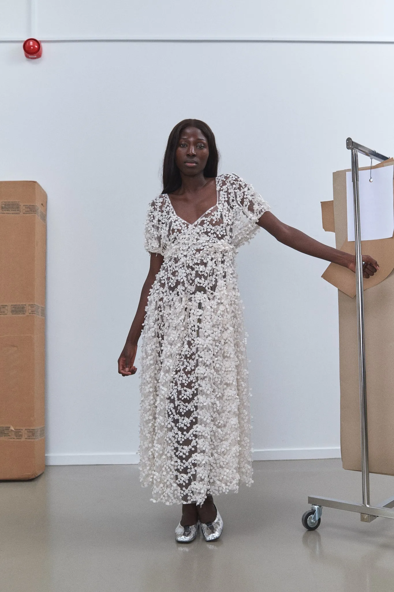 AMMI | DRESS DAISY APPLIQU… ECRU sold by Cecilie Bahnsen product image thumbnail 2