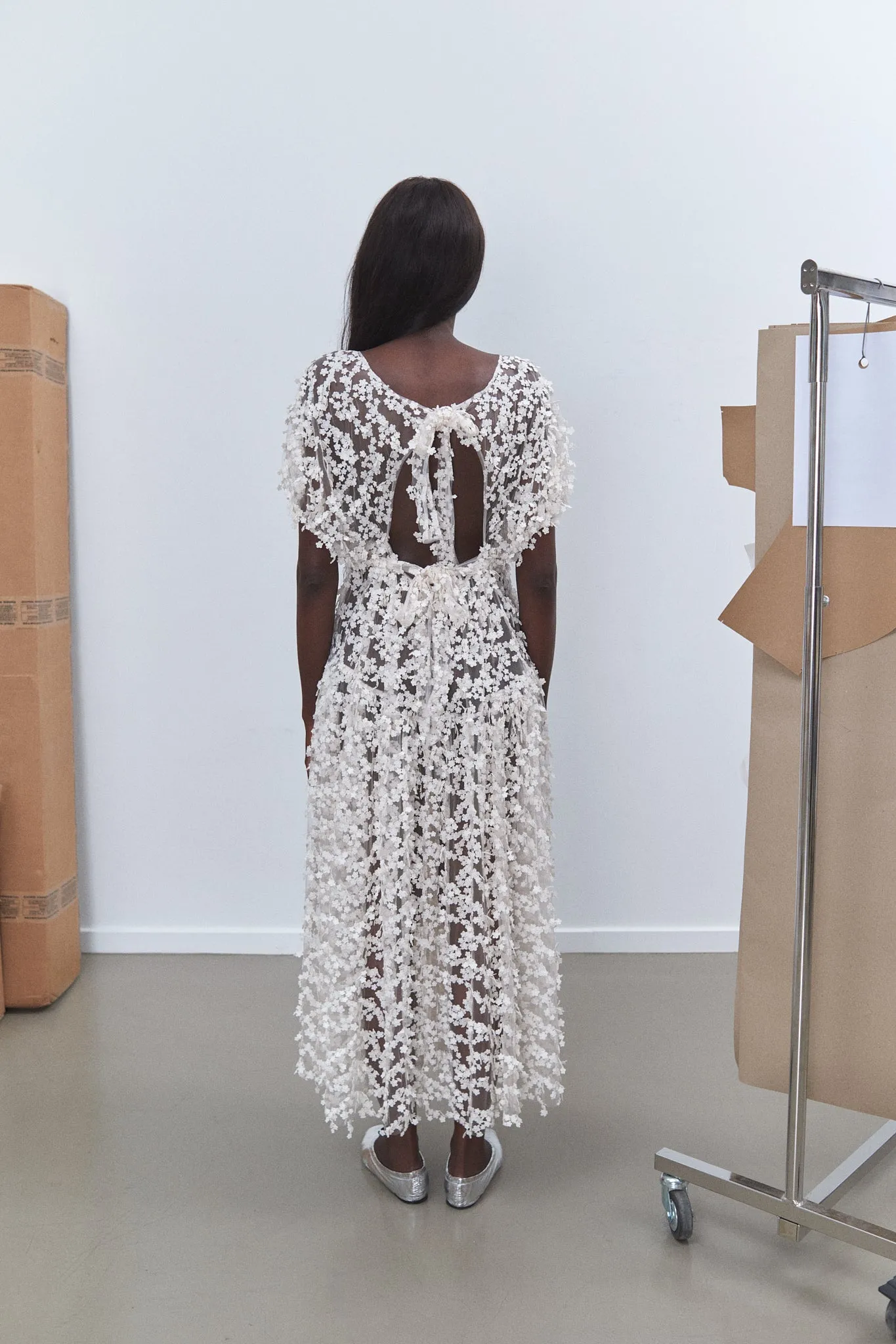 AMMI | DRESS DAISY APPLIQU… ECRU sold by Cecilie Bahnsen product image thumbnail 3