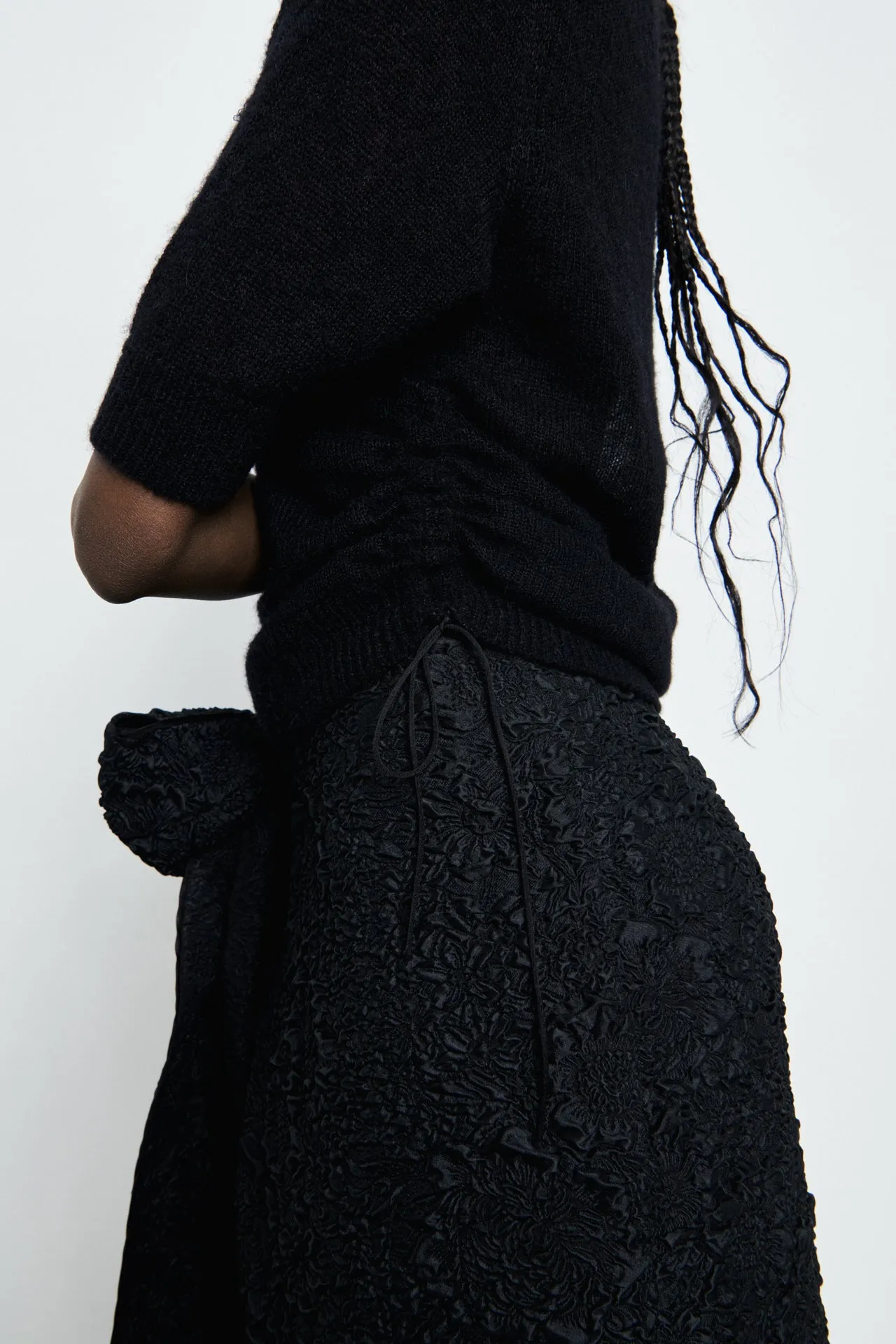 VIDEL | TOP VENUS SOFT KNIT BLACK sold by Cecilie Bahnsen product image thumbnail 3