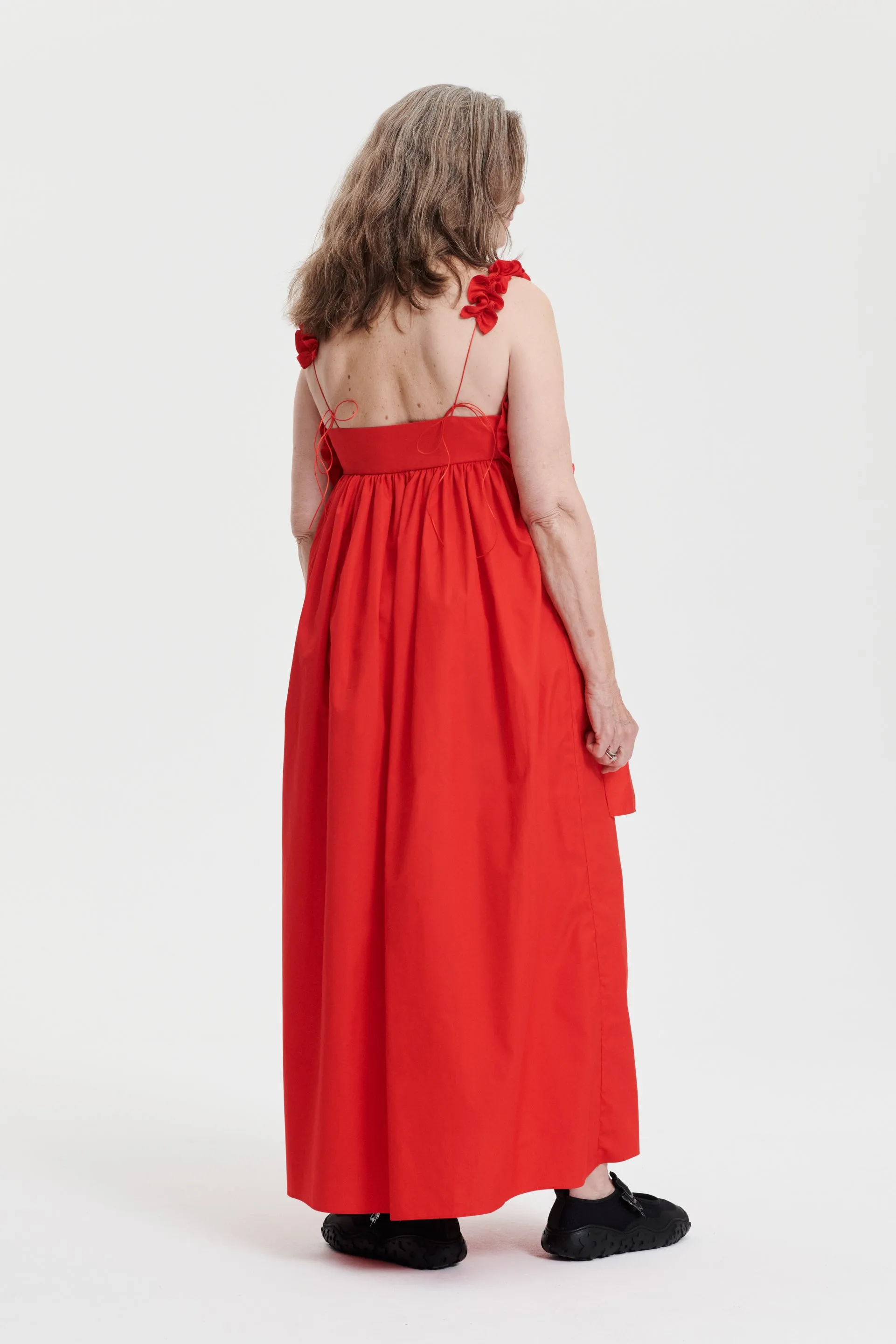 GIOVANNA | DRESS COTTON POPPY RED sold by Cecilie Bahnsen product image thumbnail 2