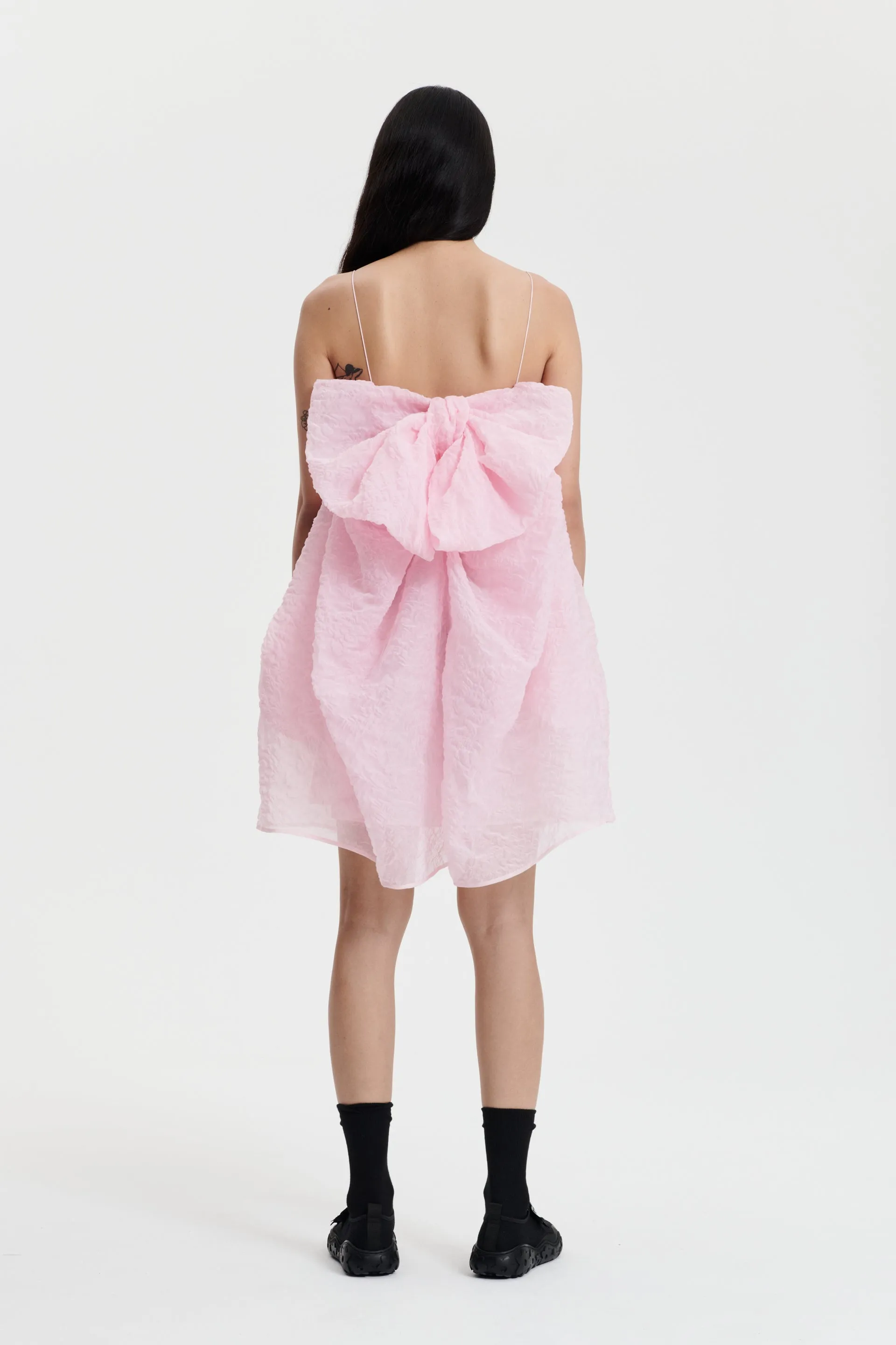 GINA | DRESS POSY MATELASSÉ SOFT PINK sold by Cecilie Bahnsen product image thumbnail 2