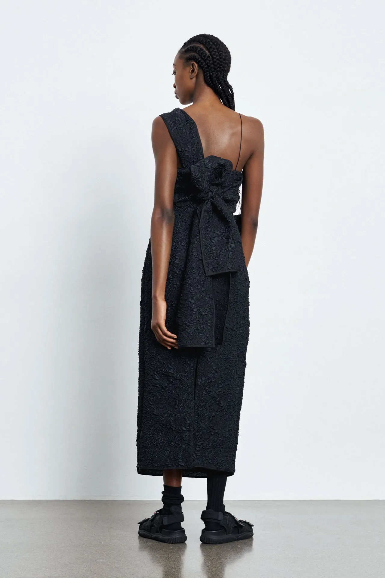 VALENTINA | DRESS BORAGE CLOQUE? BLACK sold by Cecilie Bahnsen product image thumbnail 2