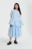 SUSI | TOP NIMBUS MATELASSE LIGHT BLUE sold by Cecilie Bahnsen
