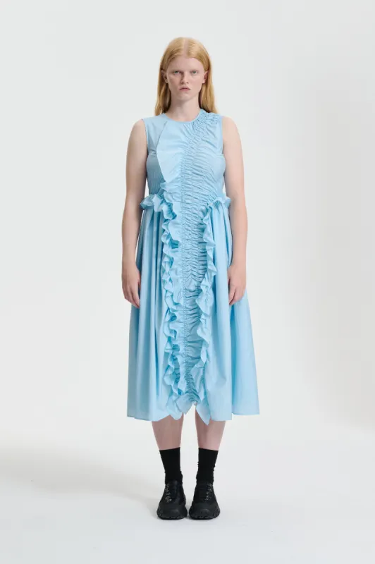 OLE | DRESS SHIKI LIGHT TAFFETA LIGHT BLUE sold by Cecilie Bahnsen