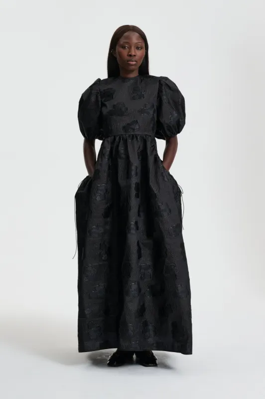 LOLA | DRESS KUMO FIL-COUPÉ BLACK sold by Cecilie Bahnsen
