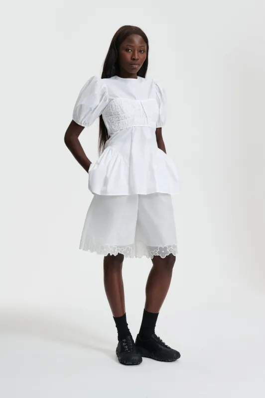 CONNER | TOP COTTON WHITE made by Cecilie Bahnsen