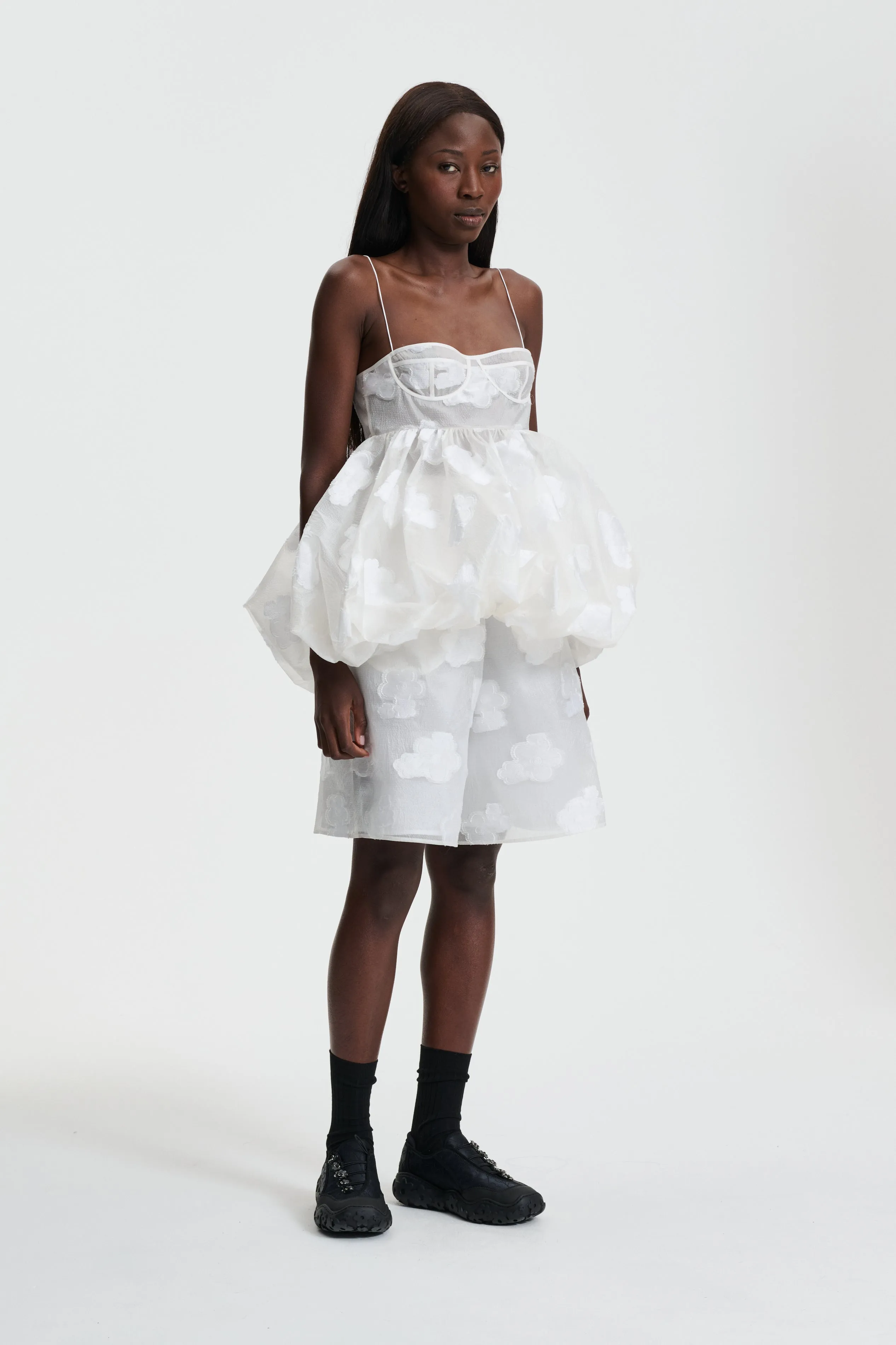 ANETTE | TOP KUMO FIL-COUPÉ WHITE sold by Cecilie Bahnsen product image thumbnail 4