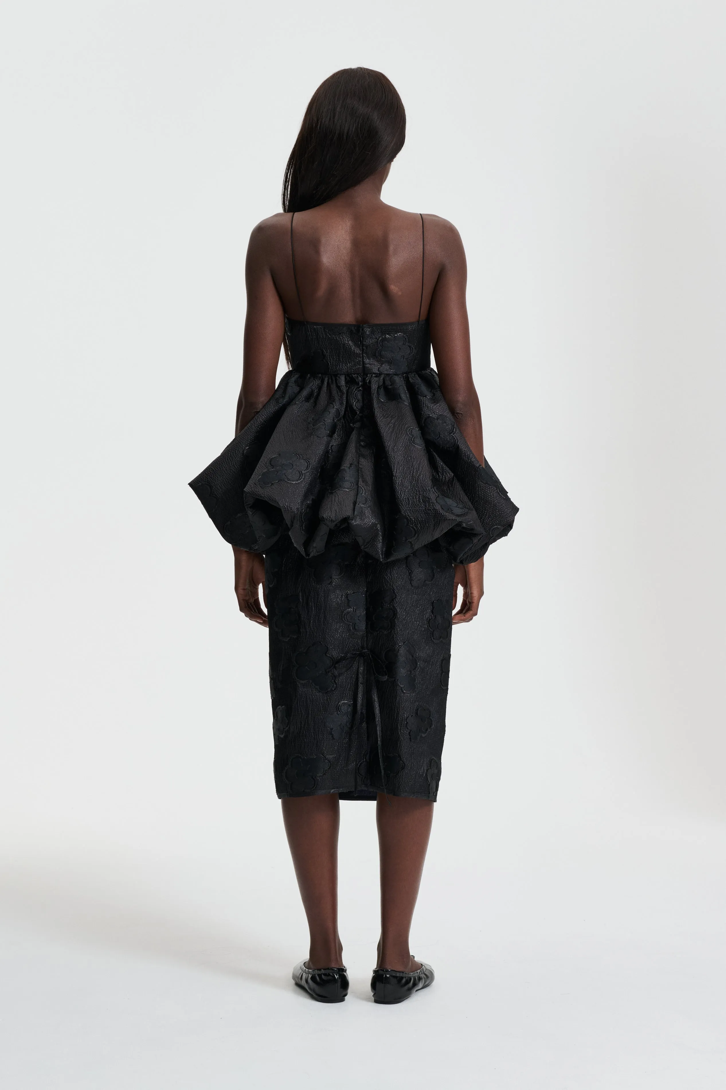 ANETTE | TOP KUMO FIL-COUPÉ BLACK sold by Cecilie Bahnsen product image thumbnail 4