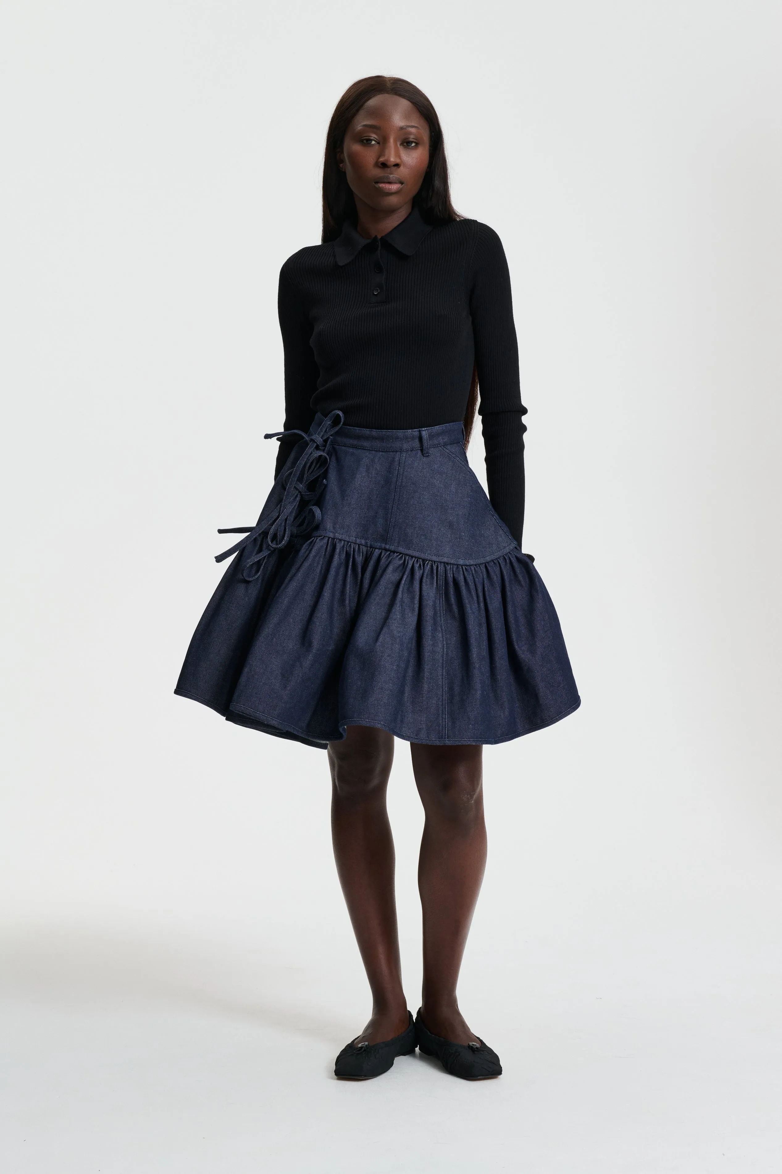 OPRAH | SKIRT DENIM INDIGO sold by Cecilie Bahnsen
