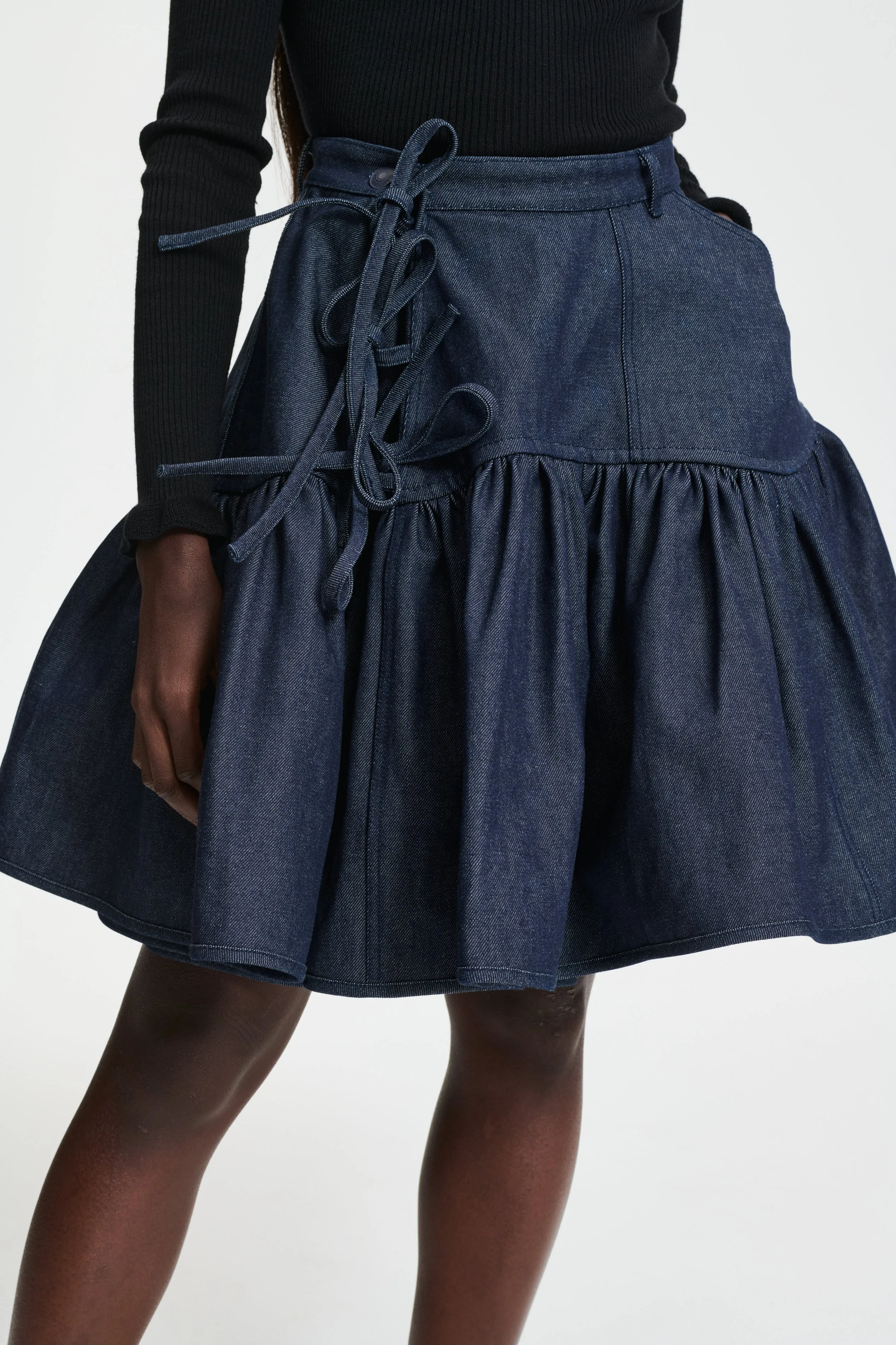 OPRAH | SKIRT DENIM INDIGO sold by Cecilie Bahnsen product image thumbnail 2